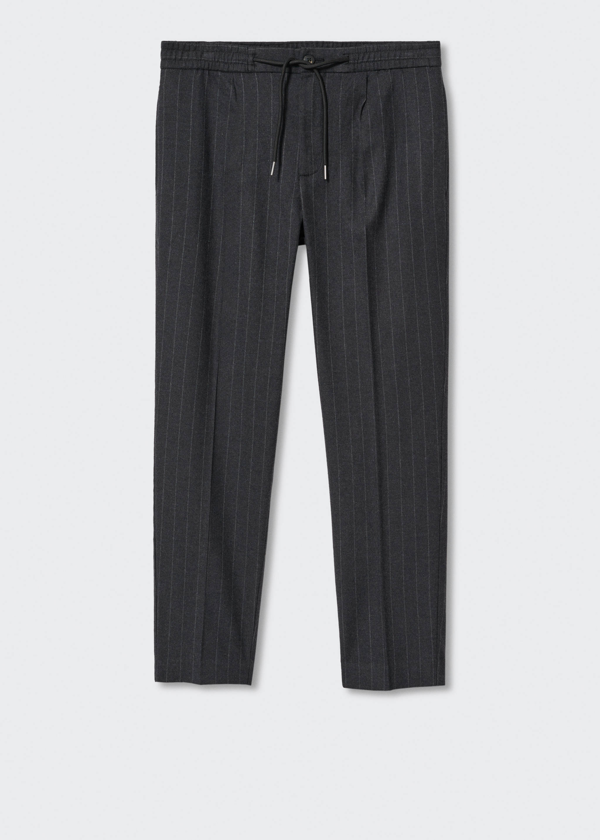 Calças jogger às riscas - Artigo sem modelo