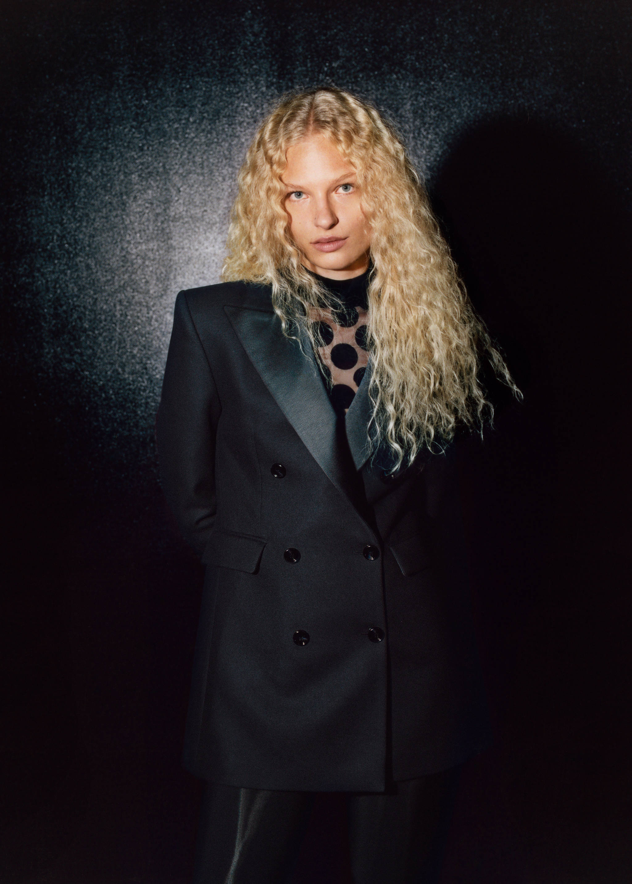 Satin lapels blazer - Details of the article 6