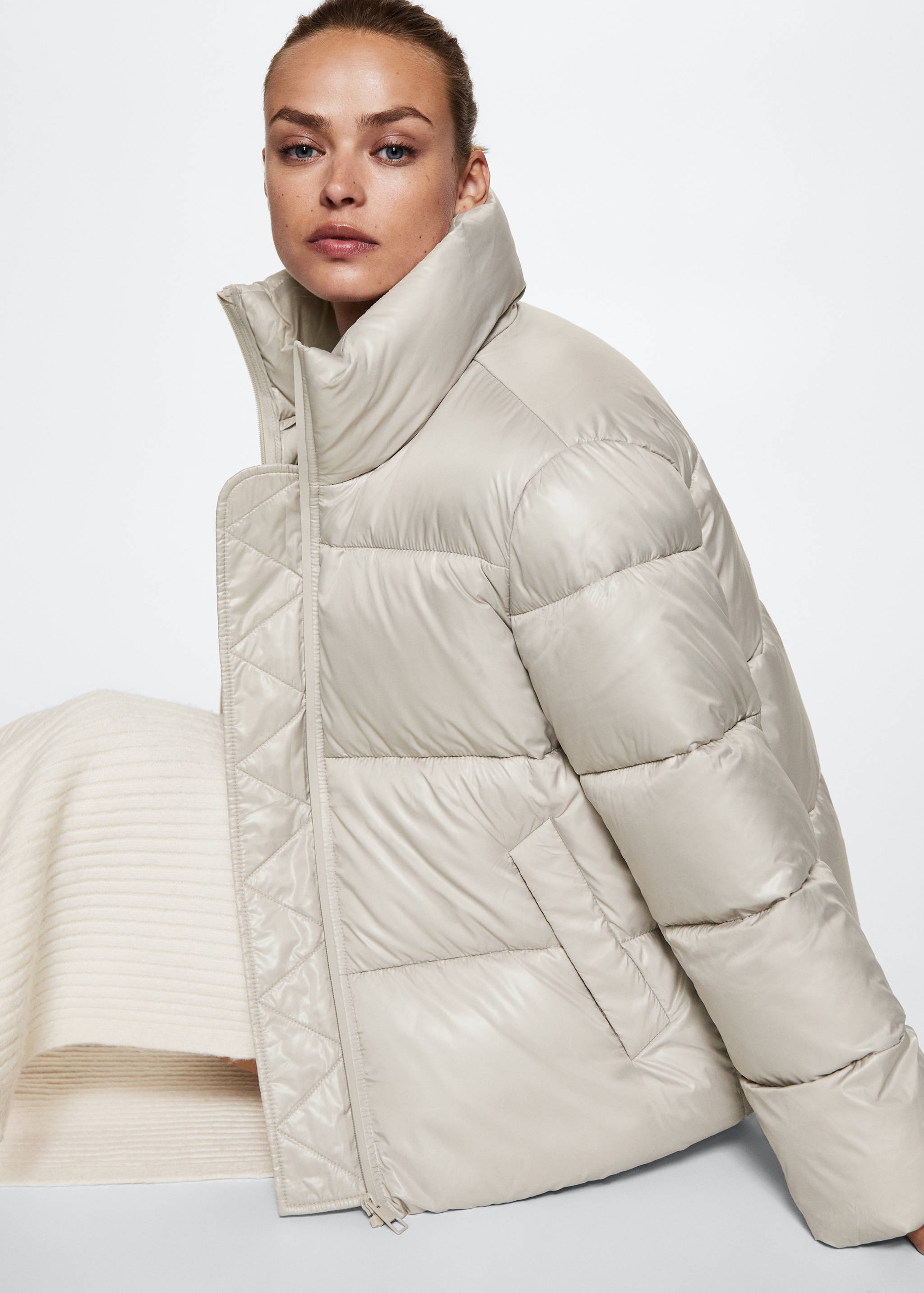 Steppanorak mit hohem Kragen - Detail des Artikels 2