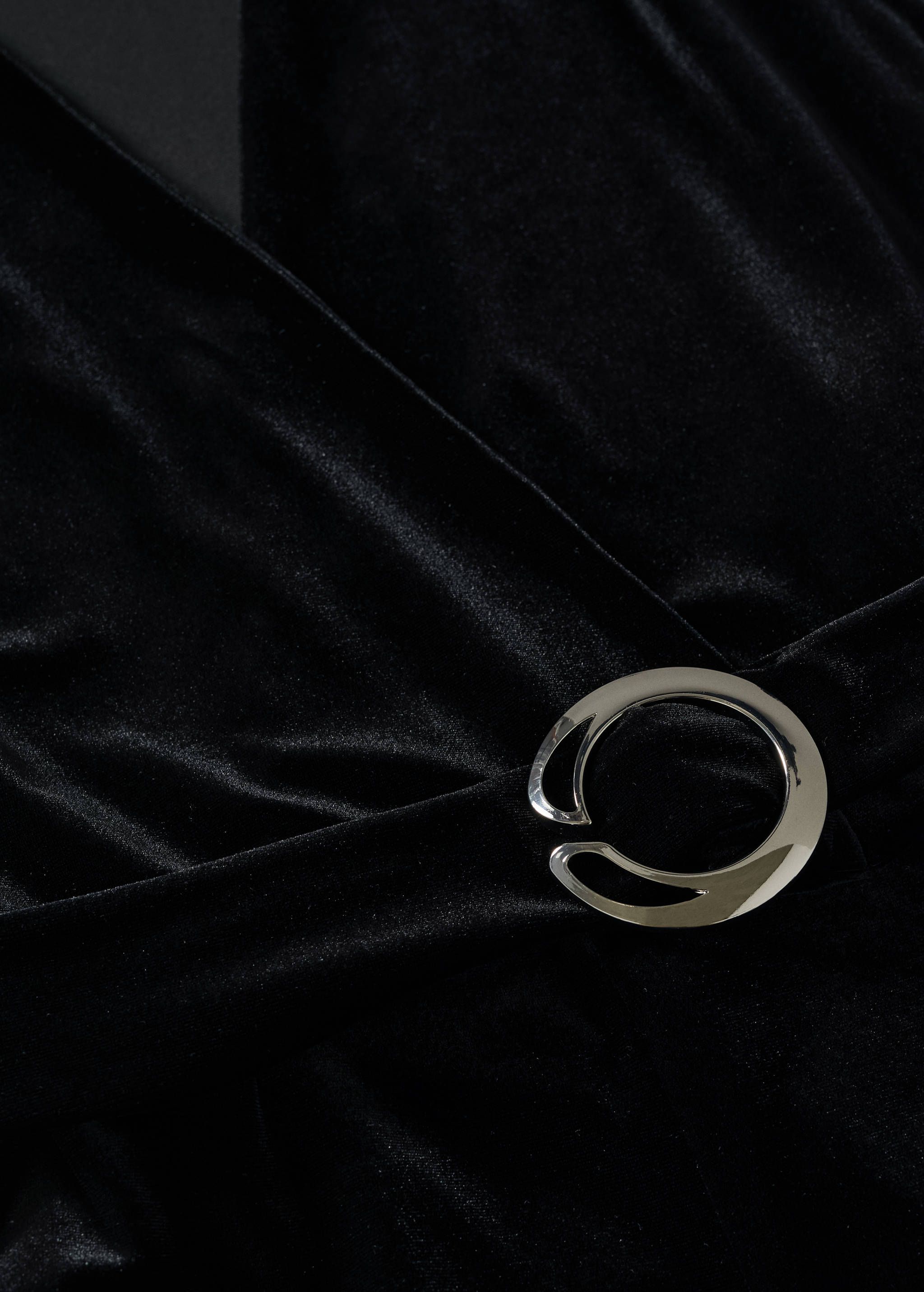 Velvet belt jumpsuit - Details of the article 8
