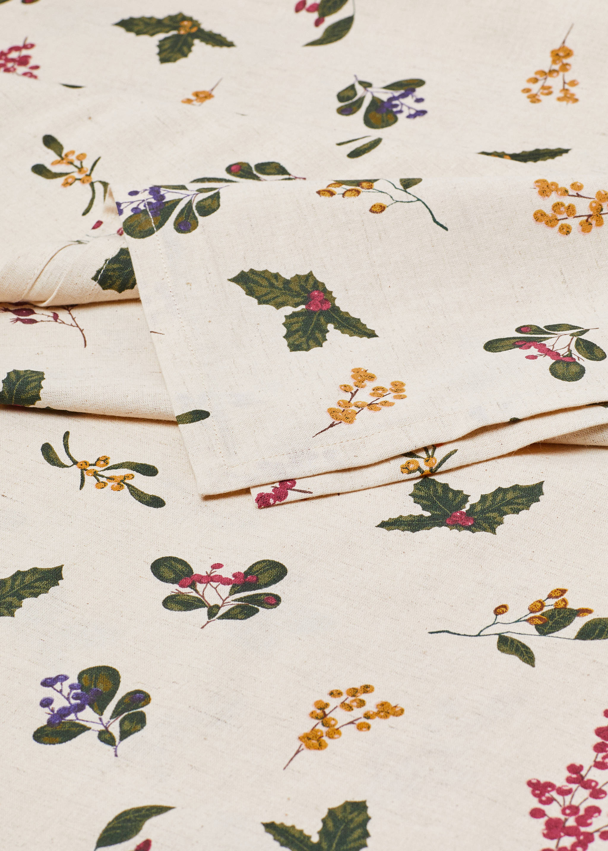 Nappe en imprimé fleurs 150x150 cm - Détail de l'article 1