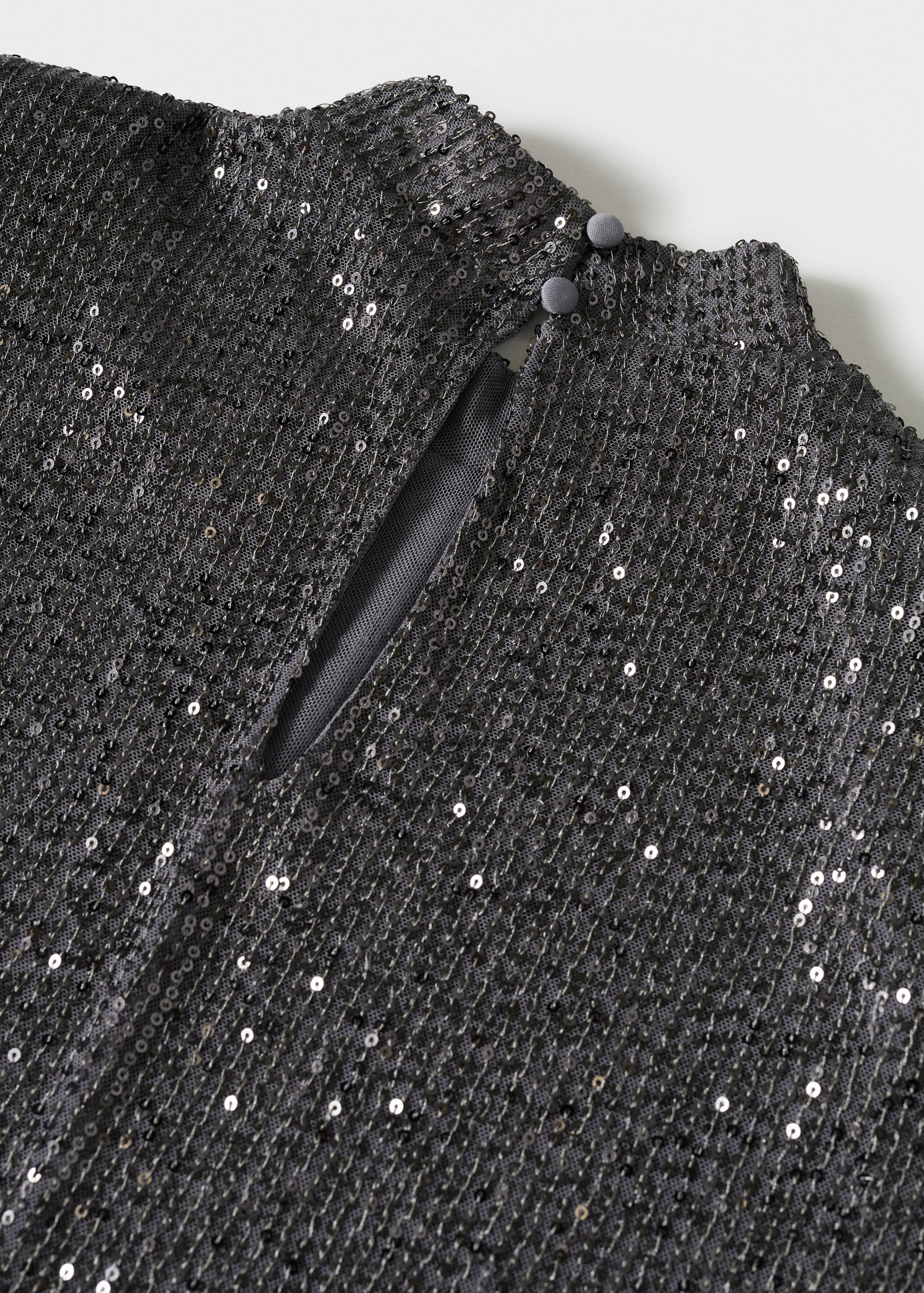 Sequined turtleneck t-shirt  - Details of the article 8