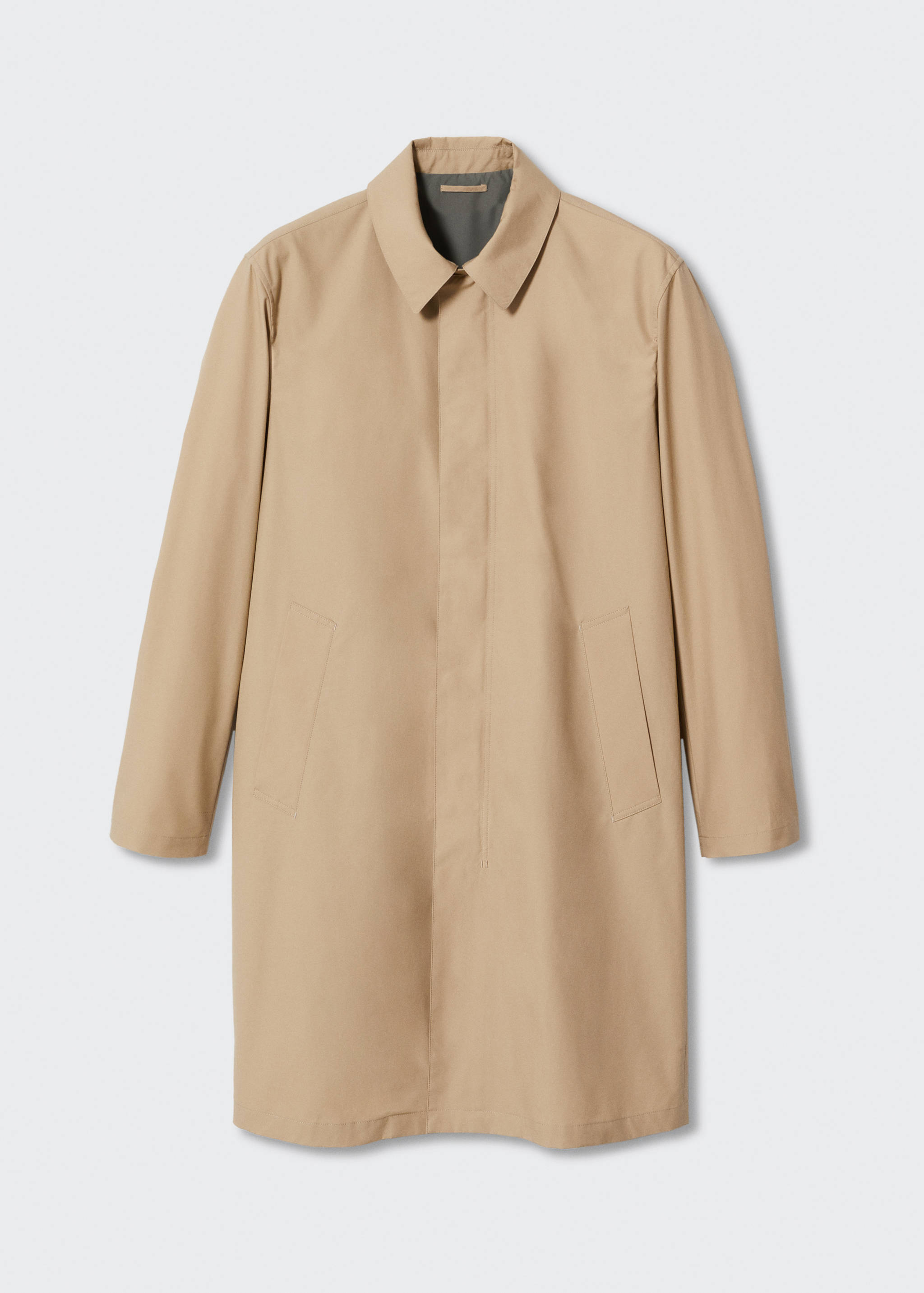 Water-repellent cotton trench coat - Article without model