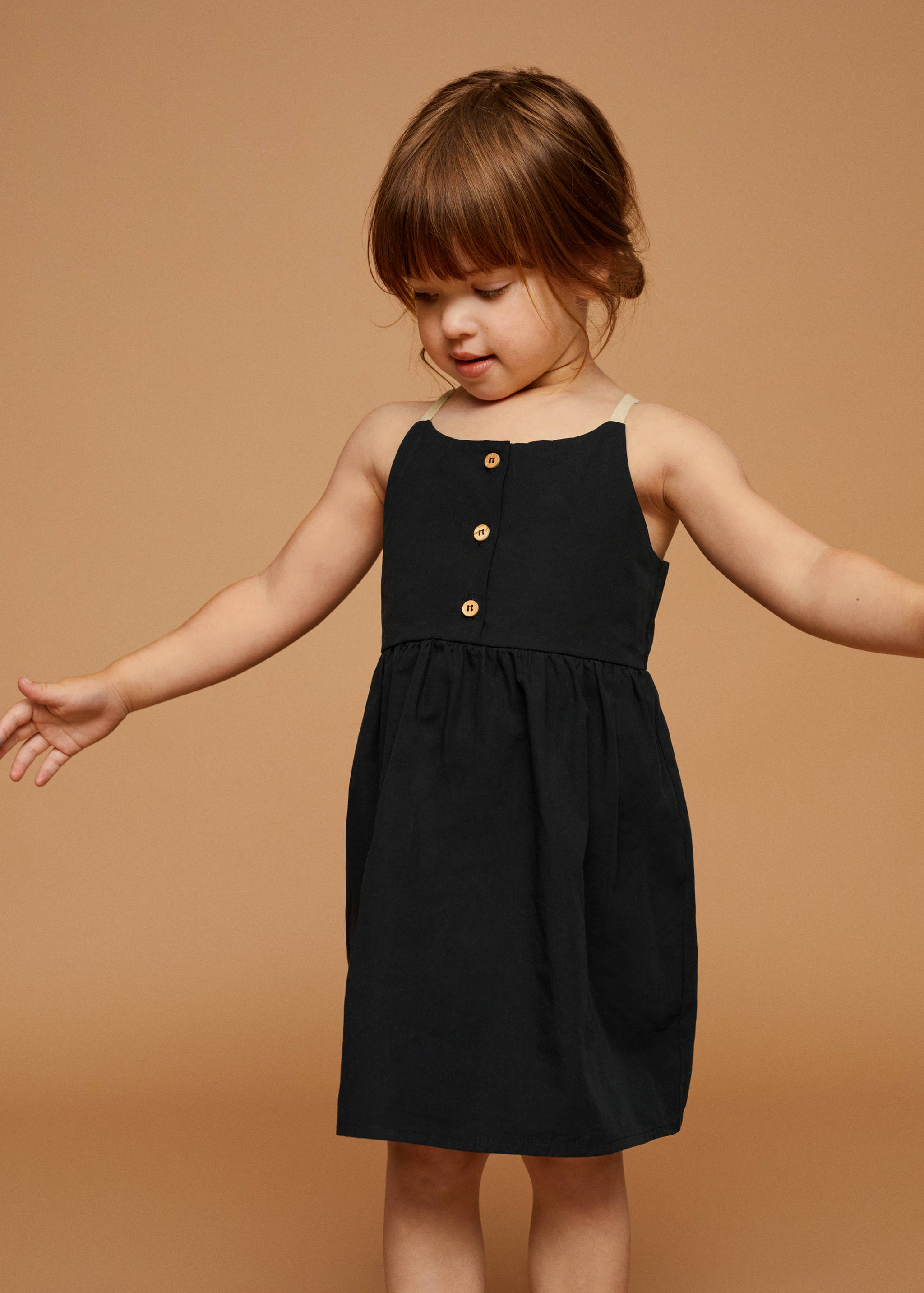 Buttons cotton dress - General plane