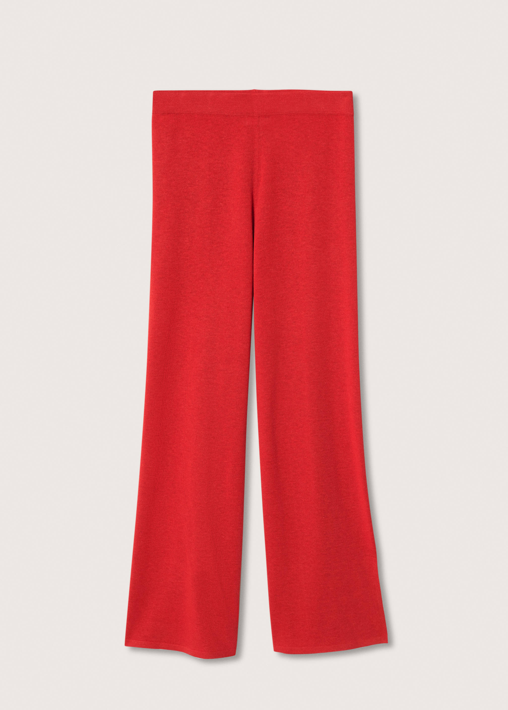 Side slit knit trousers - Article without model