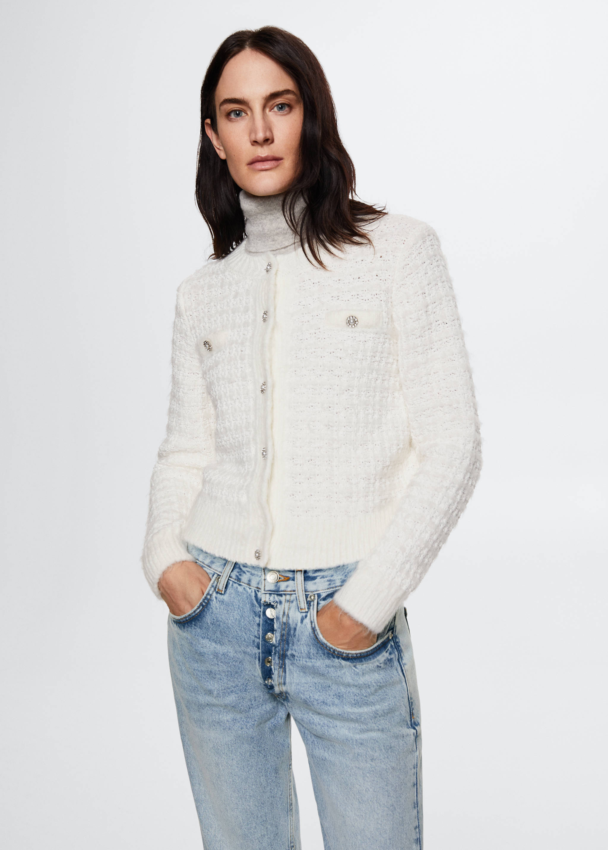 Gerade Crop-Jeans - Detail des Artikels 4