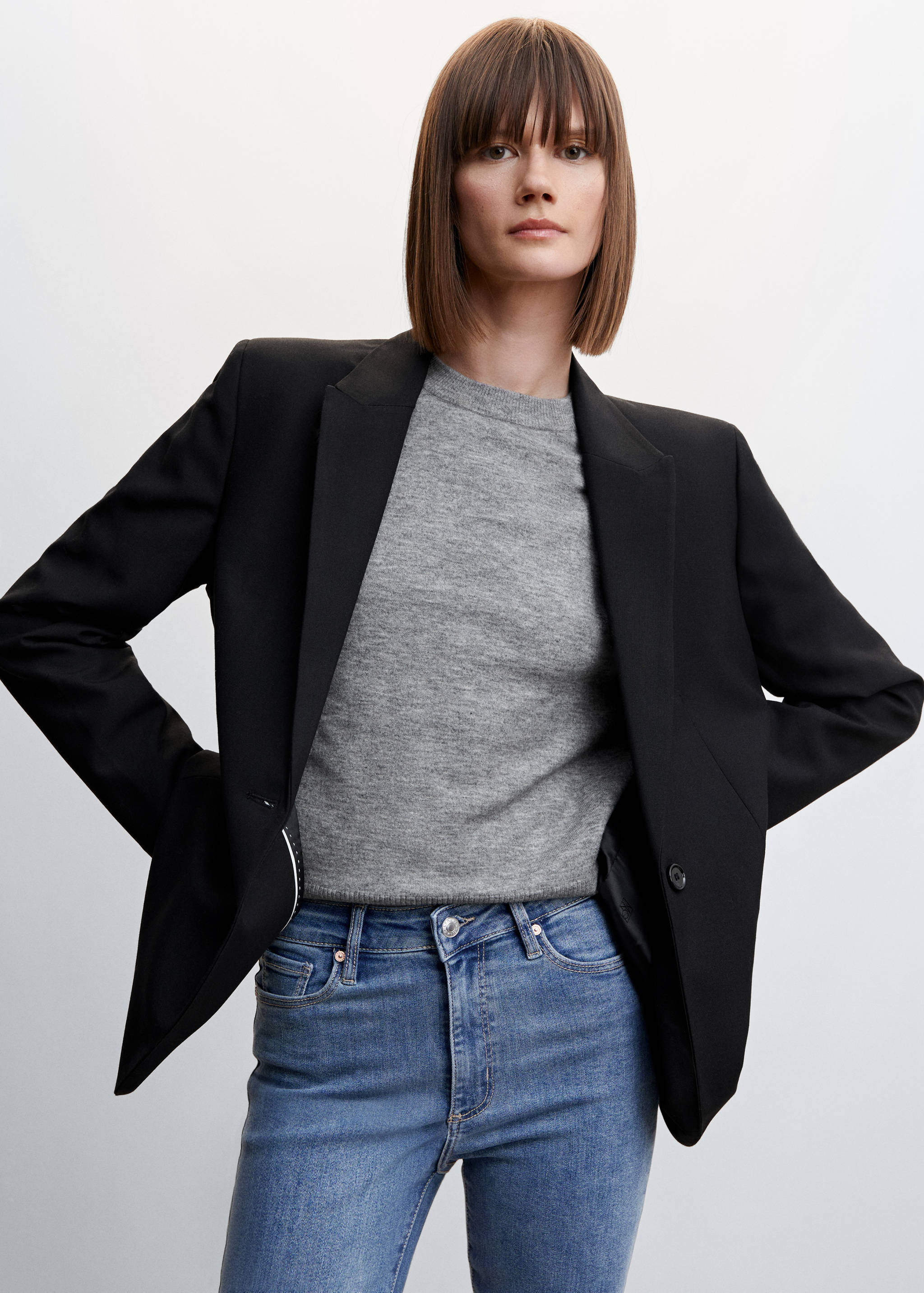 High-rise skinny jeans - Details of the article 6