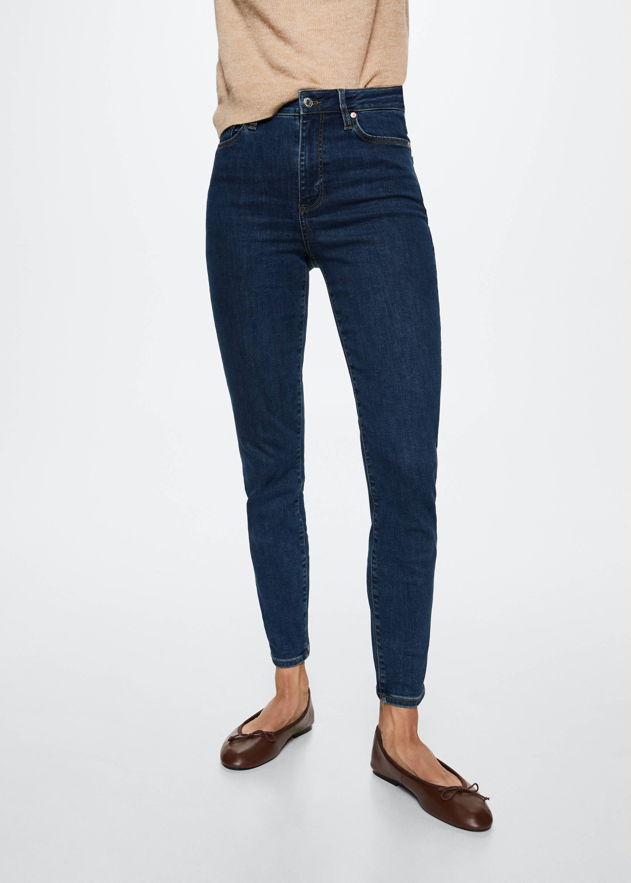 High-rise skinny jeans - Medium plane