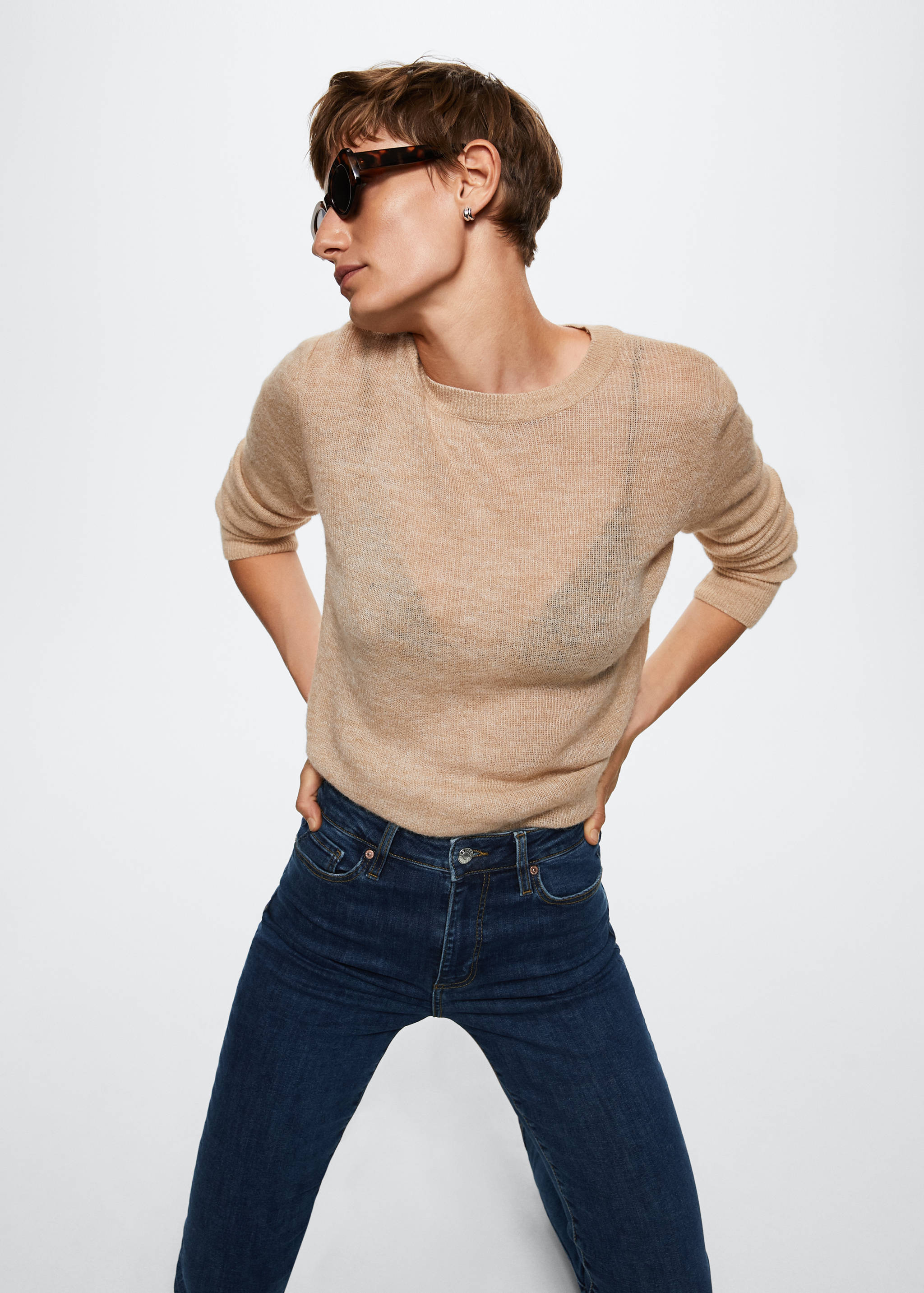 High-rise skinny jeans - Details of the article 2