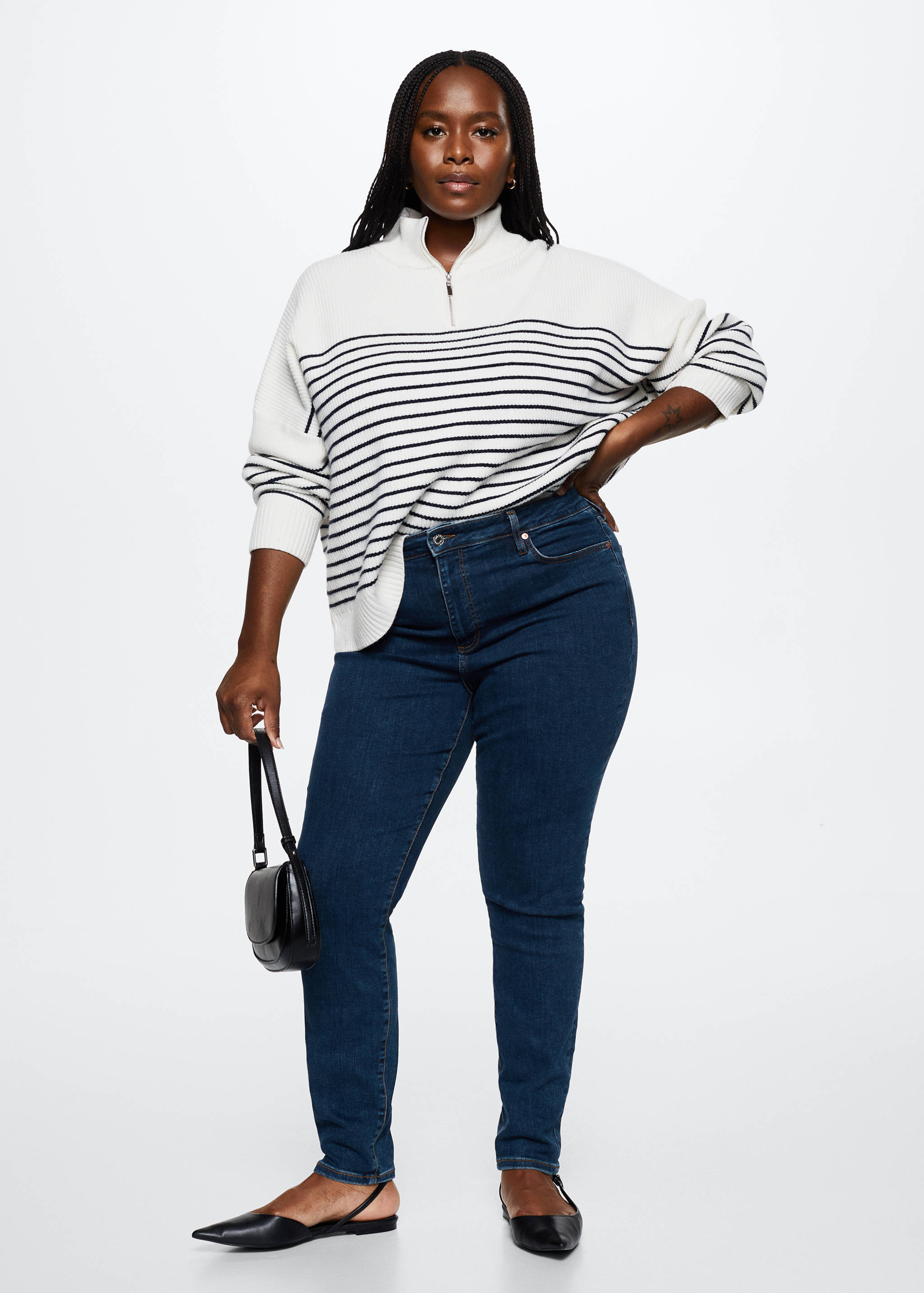 High-rise skinny jeans - Details of the article 3