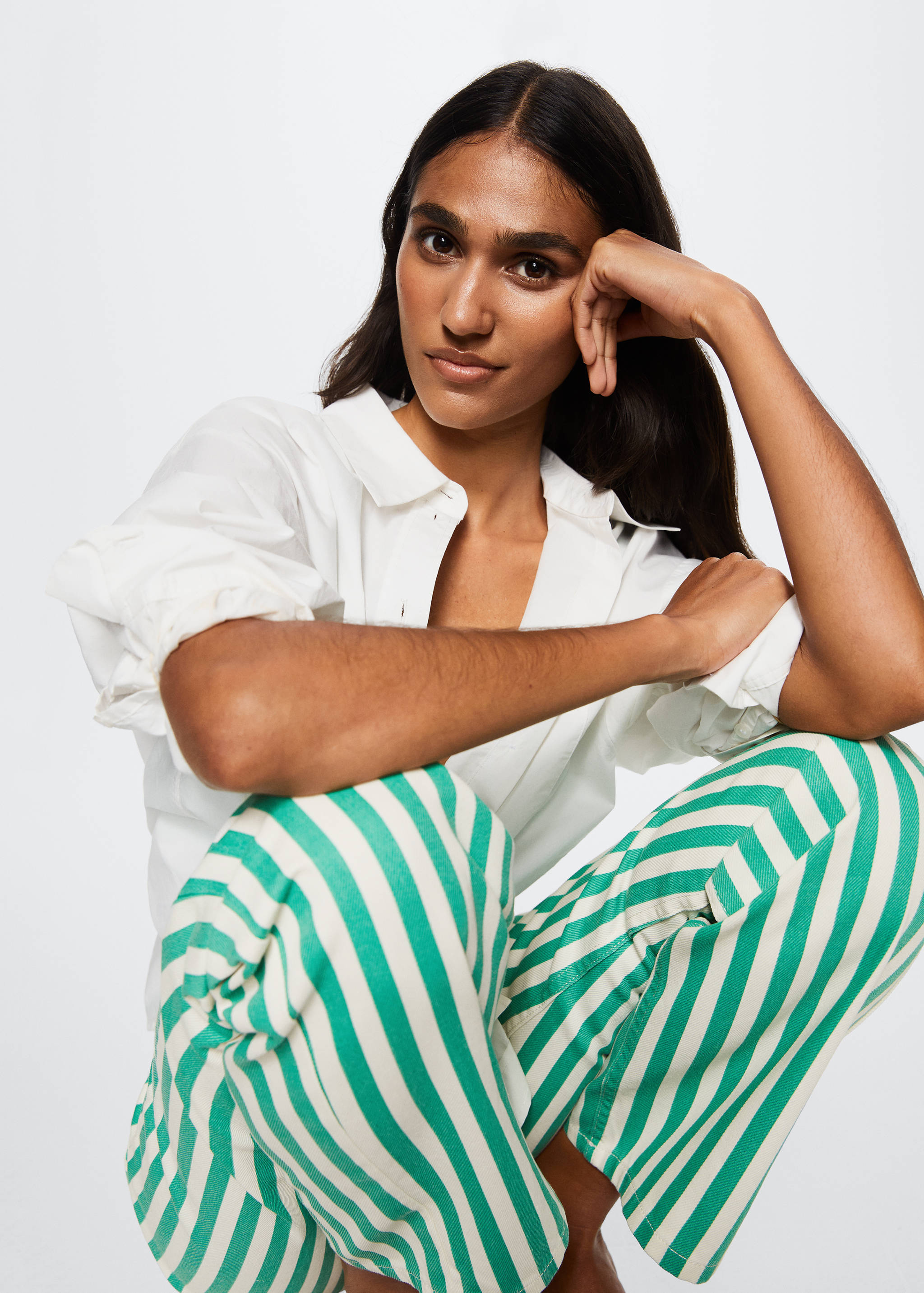 Jean droit rayures - Détail de l'article 1