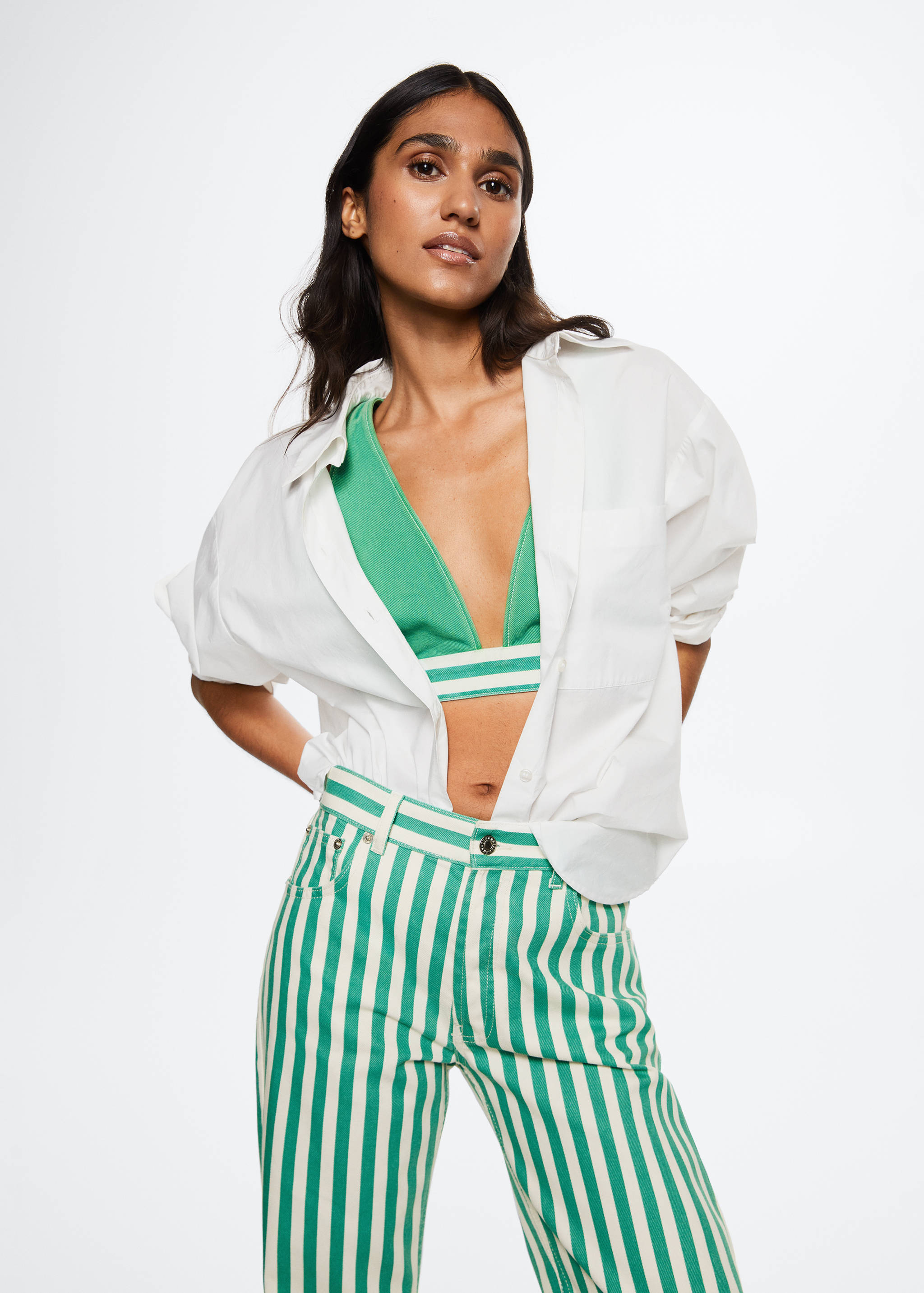 Jean droit rayures - Détail de l'article 2