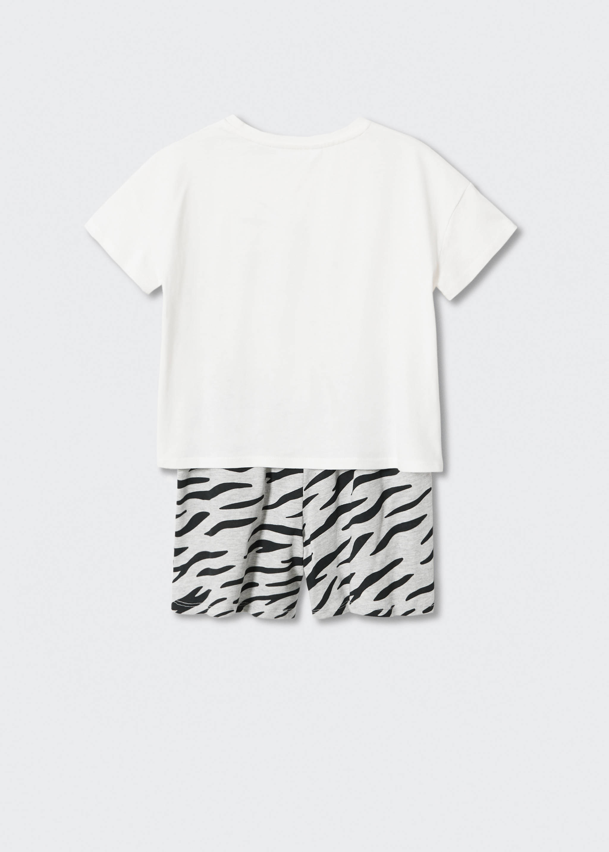 Pyjama court imprimé - Verso de l’article