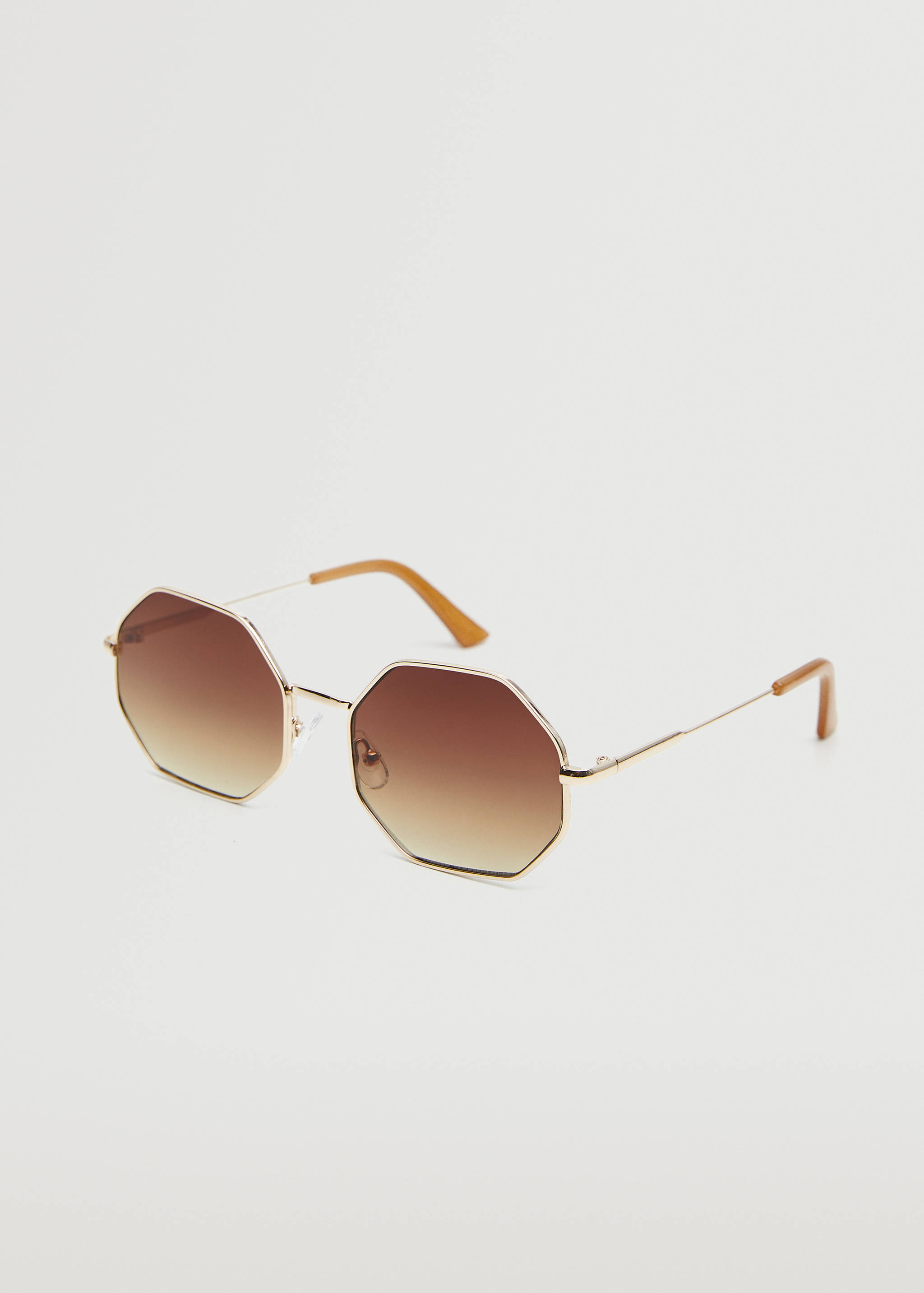 Hexagonal metal frame sunglasses - Details of the article 3