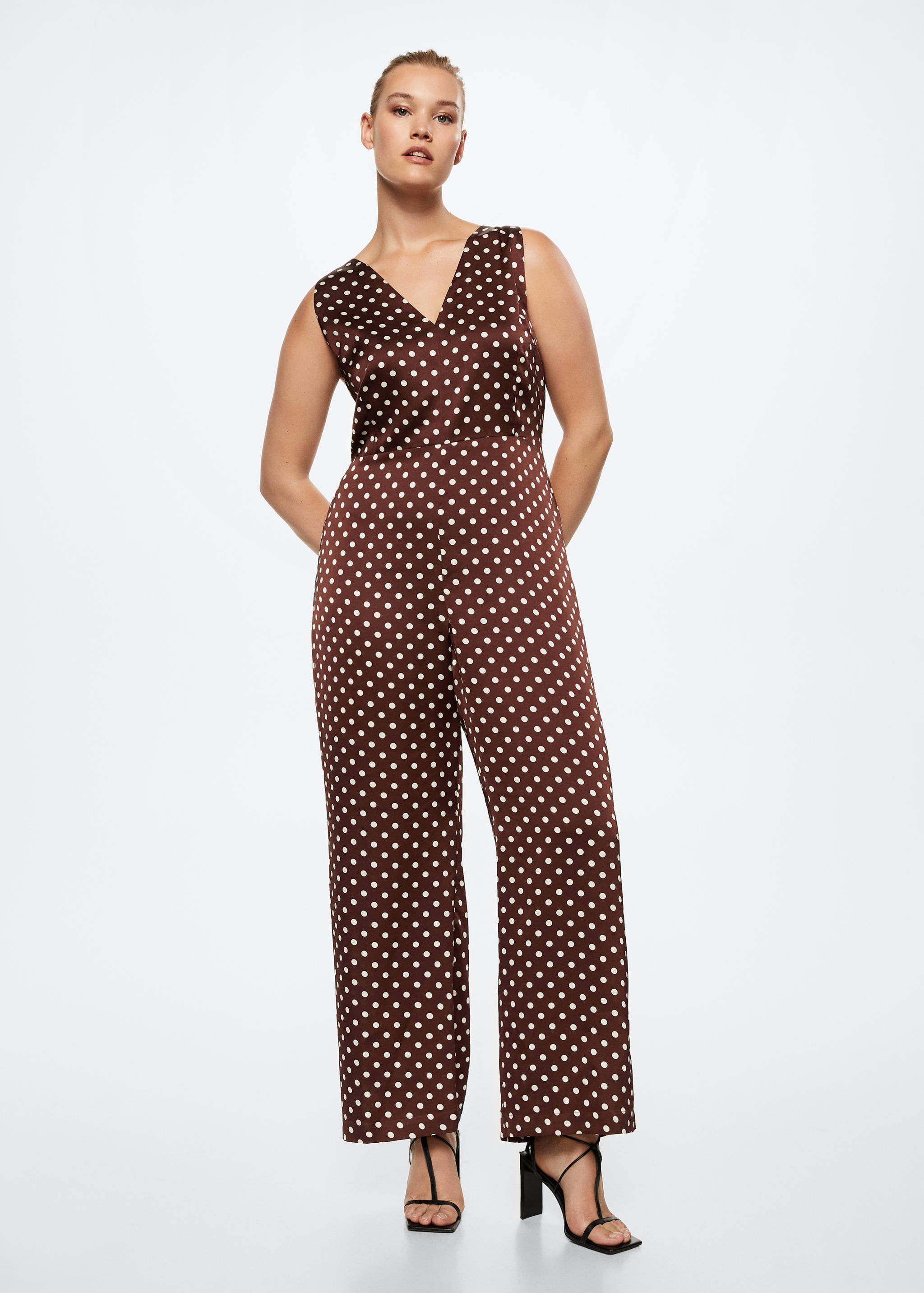 Polka-dot print jumpsuit - Details of the article 6