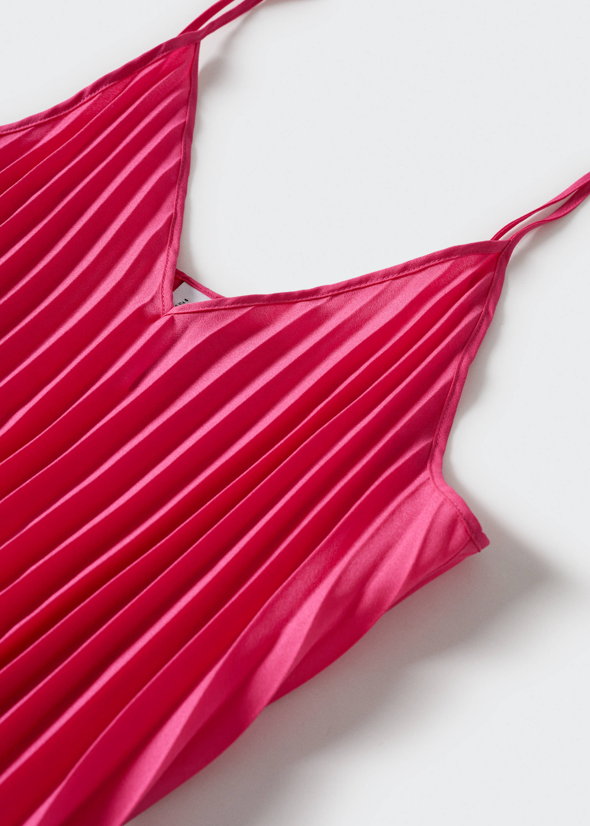 Vestido plissado cinto - Pormenor do artigo 8