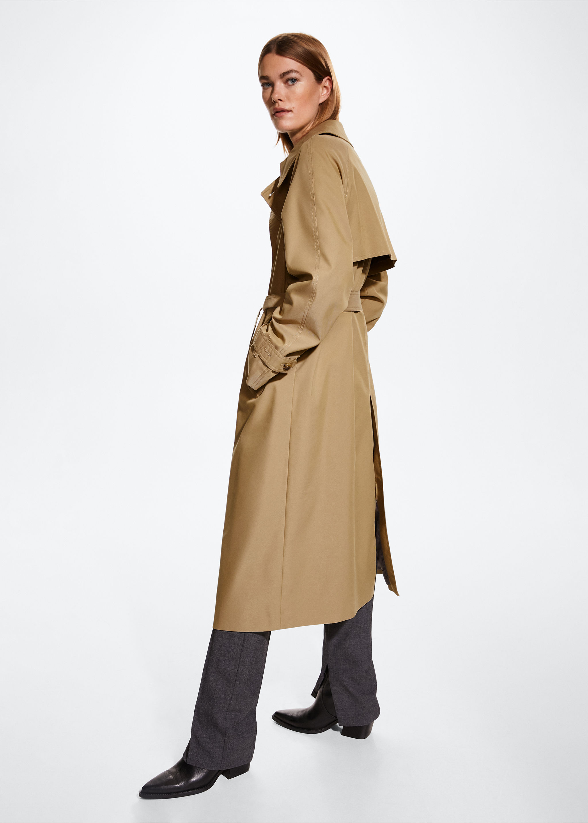 Klassischer Baumwoll-Trenchcoat - Detail des Artikels 2