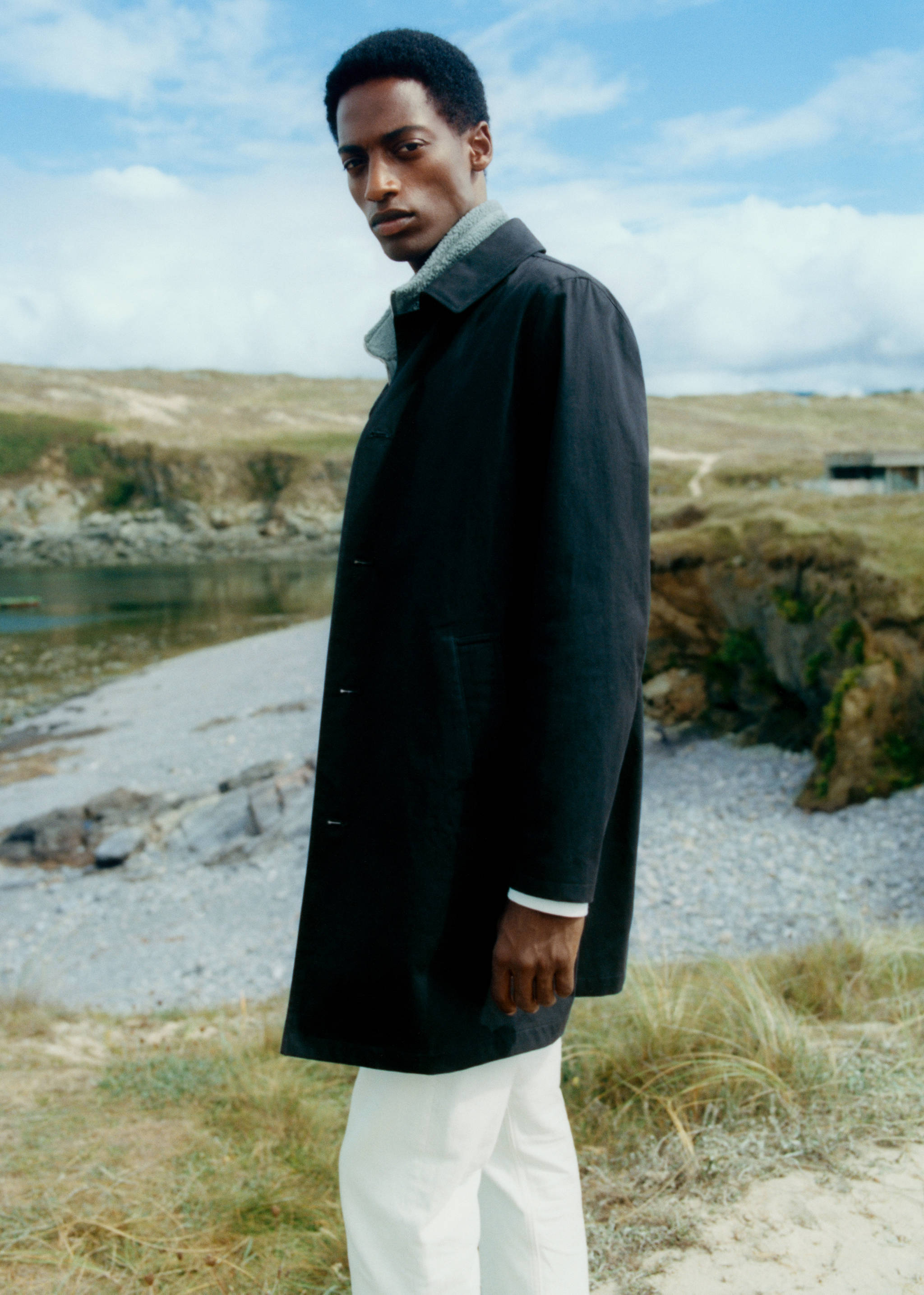 Wasserabweisender Trenchcoat aus Baumwolle - Detail des Artikels 5