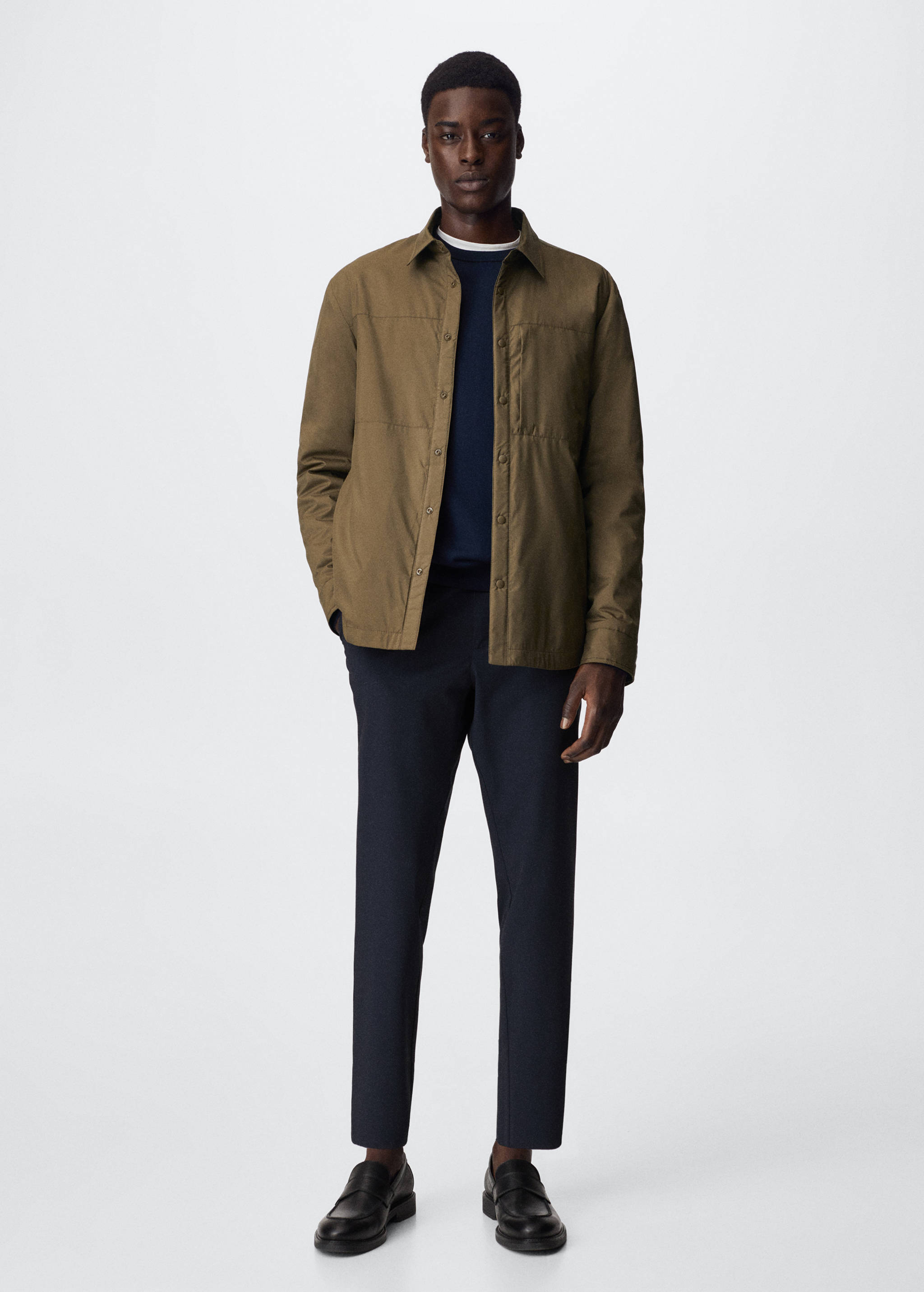 Water-repellent quilted jacket - General plane