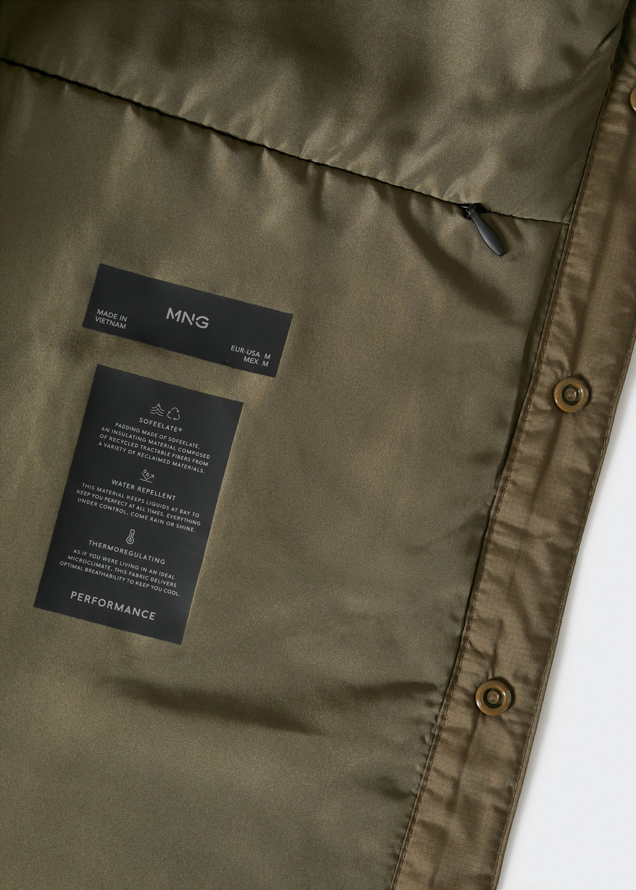 Water-repellent quilted jacket - Details of the article 8