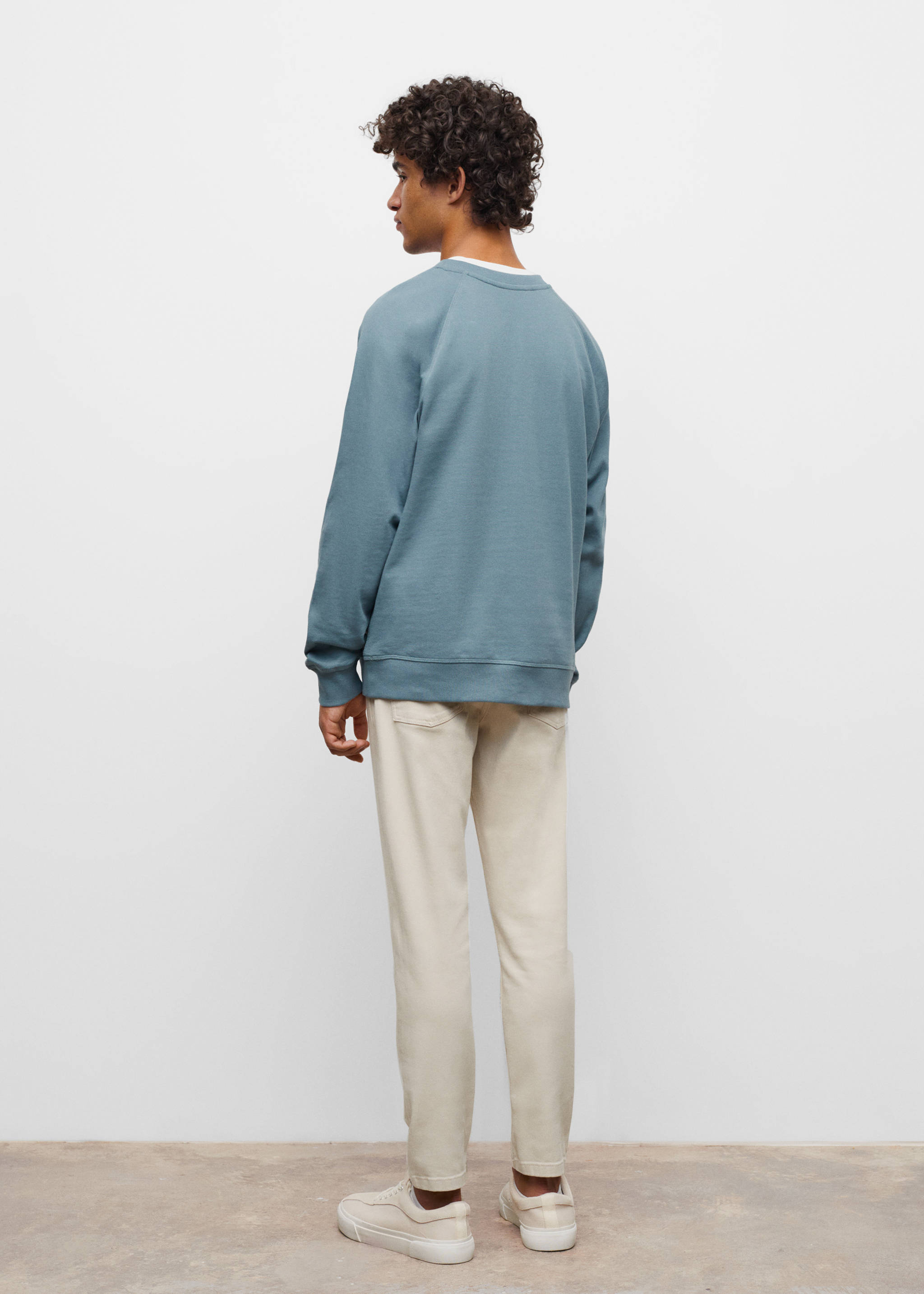 Bavlněná základní mikina  - Zadní strana zboží