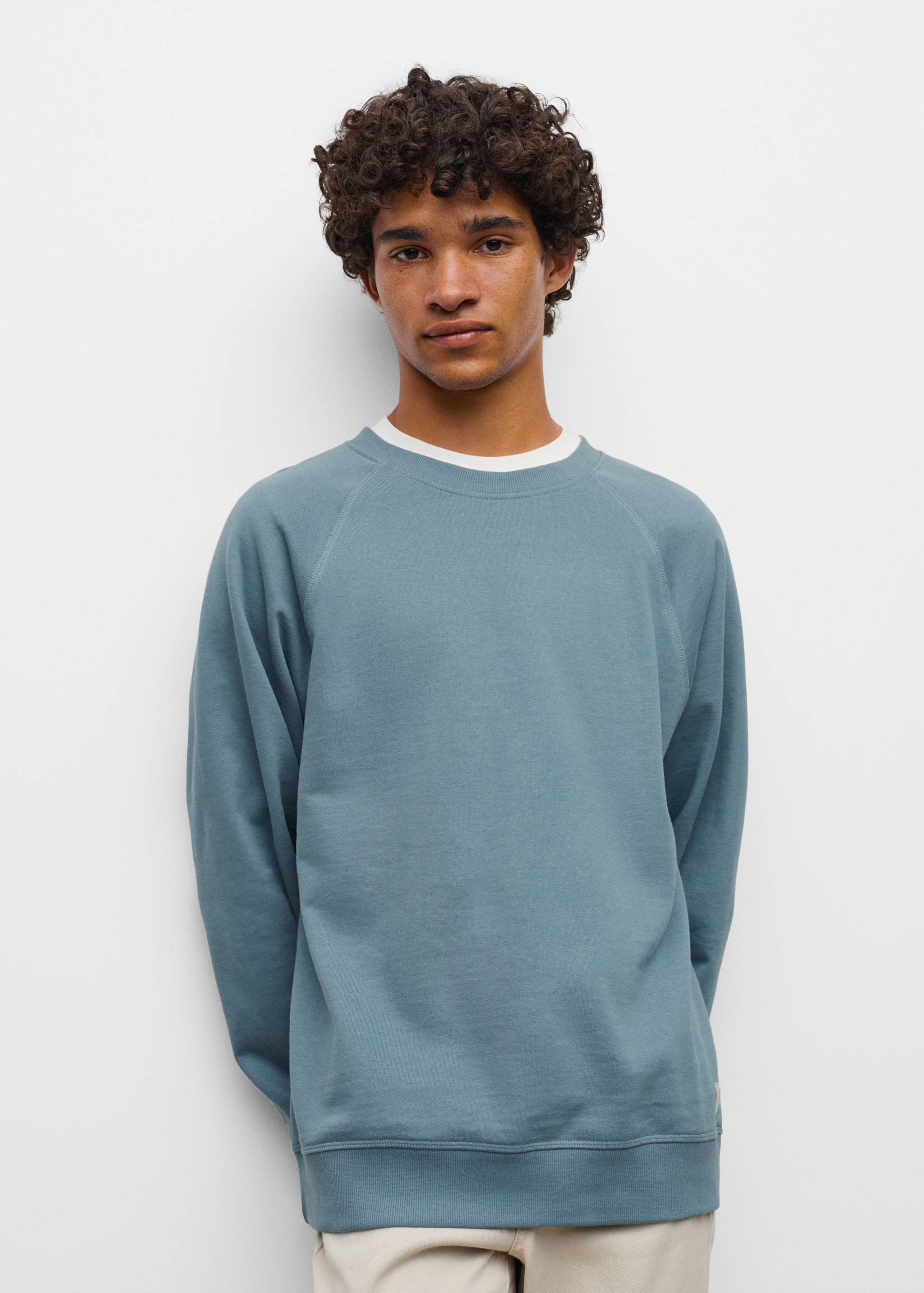 Bavlněná základní mikina  - Detail zboží 1