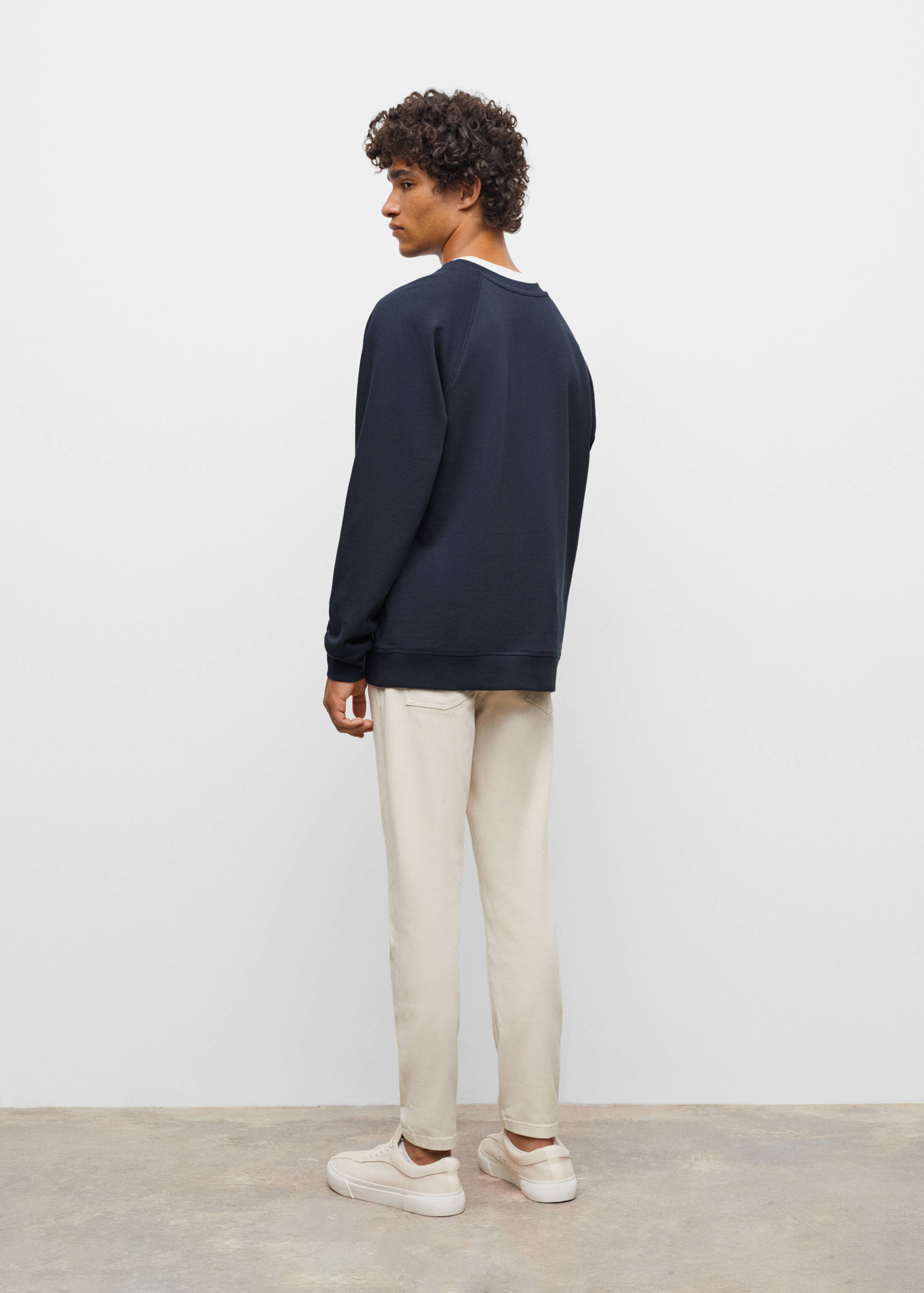 Bavlněná základní mikina  - Zadní strana zboží