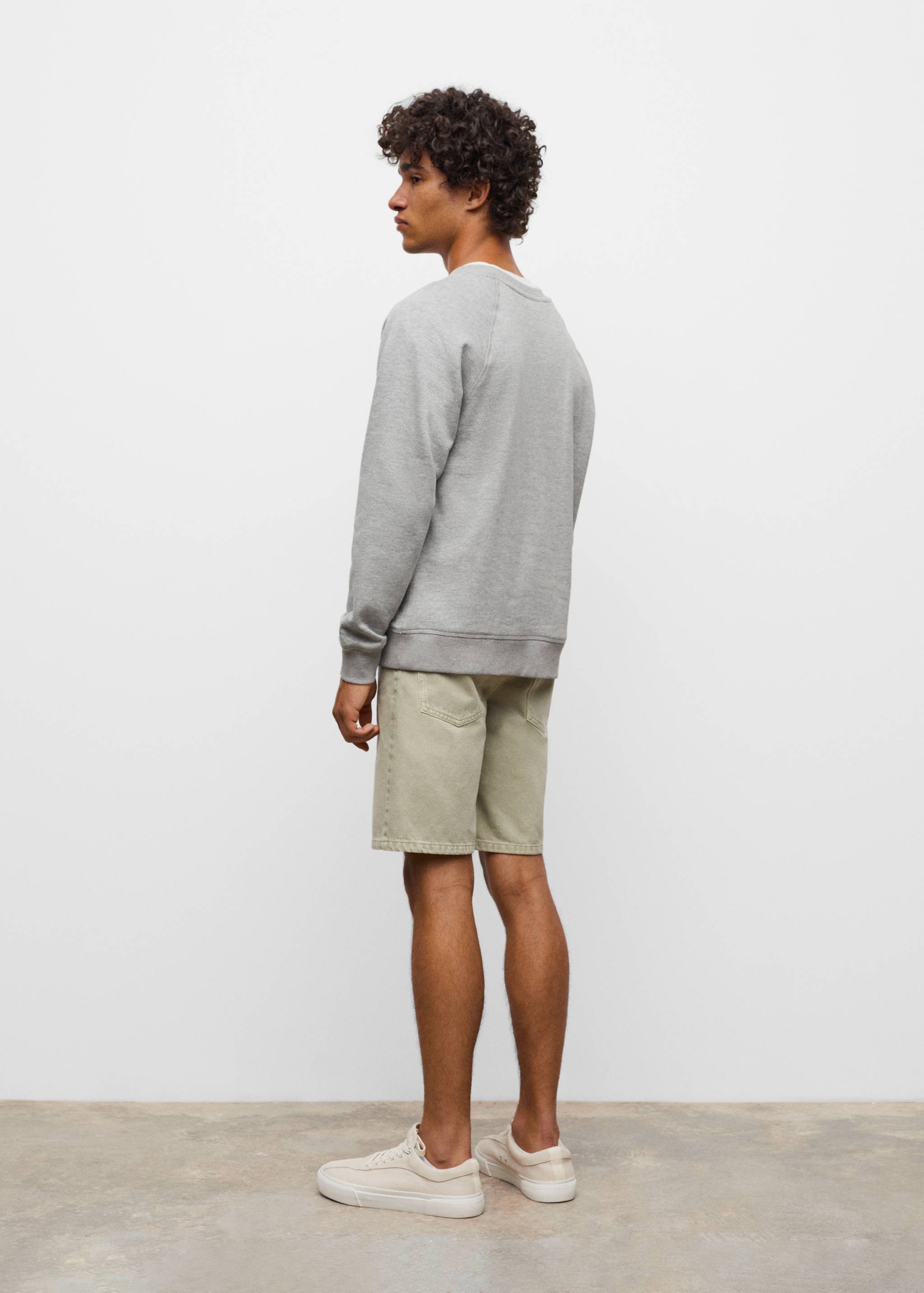 Bavlněná základní mikina  - Zadní strana zboží