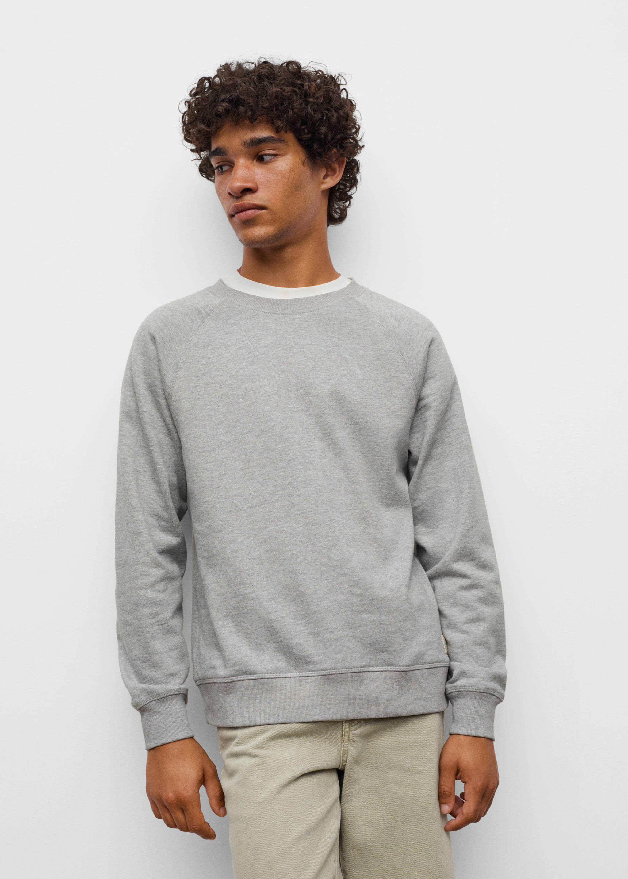 Bavlněná základní mikina  - Detail zboží 1