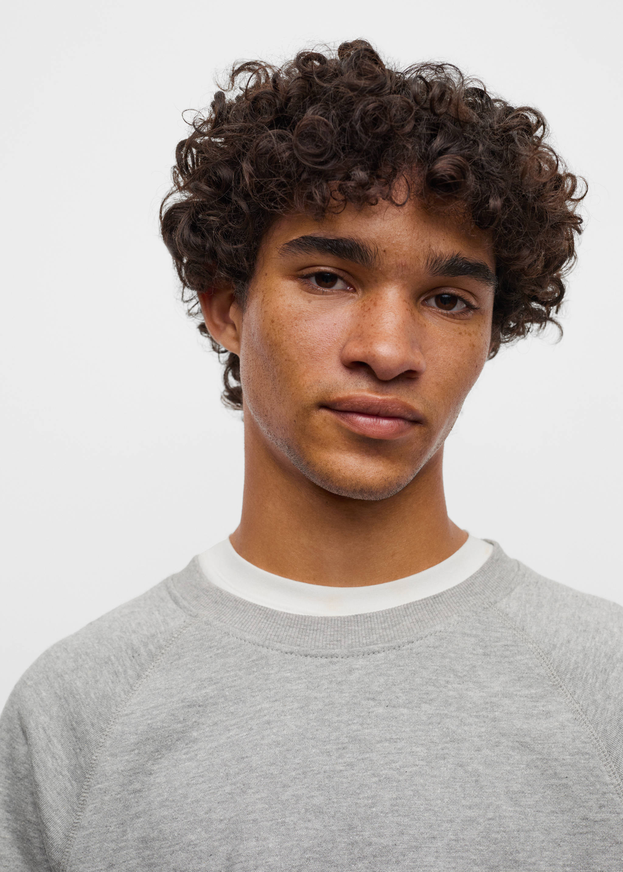 Bavlněná základní mikina  - Detail zboží 2