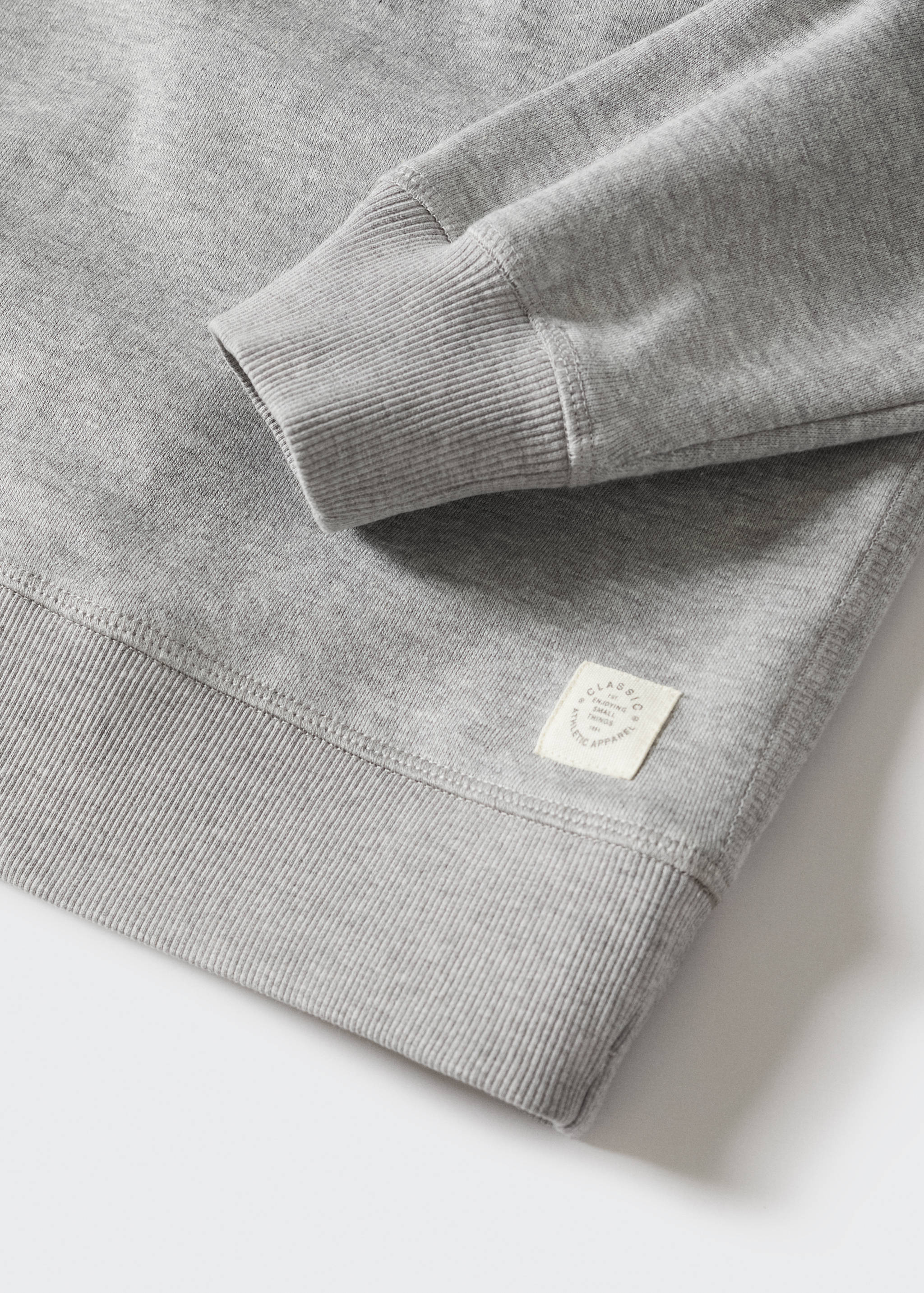 Bavlněná základní mikina  - Detail zboží 8