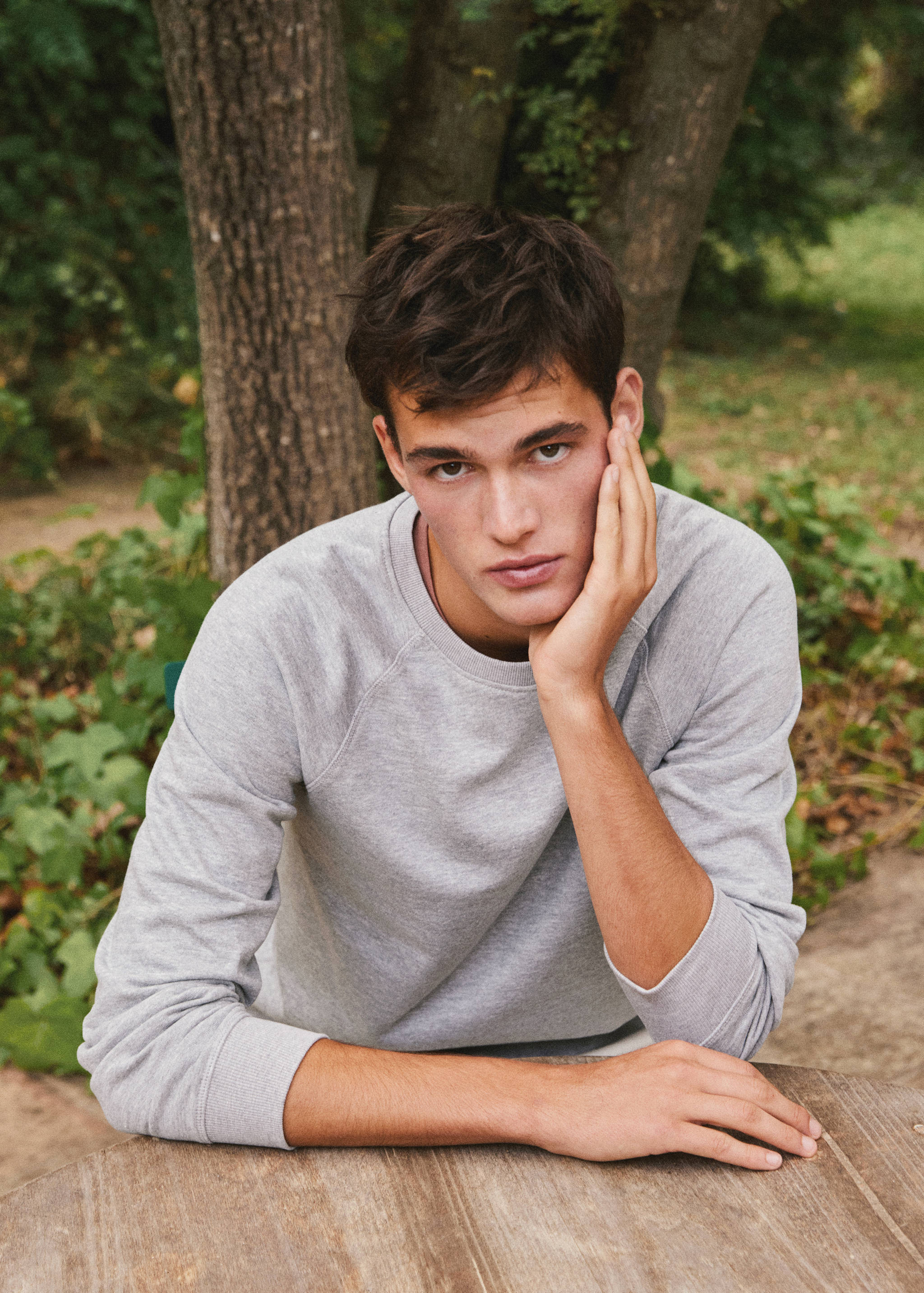 Bavlněná základní mikina  - Detail zboží 5