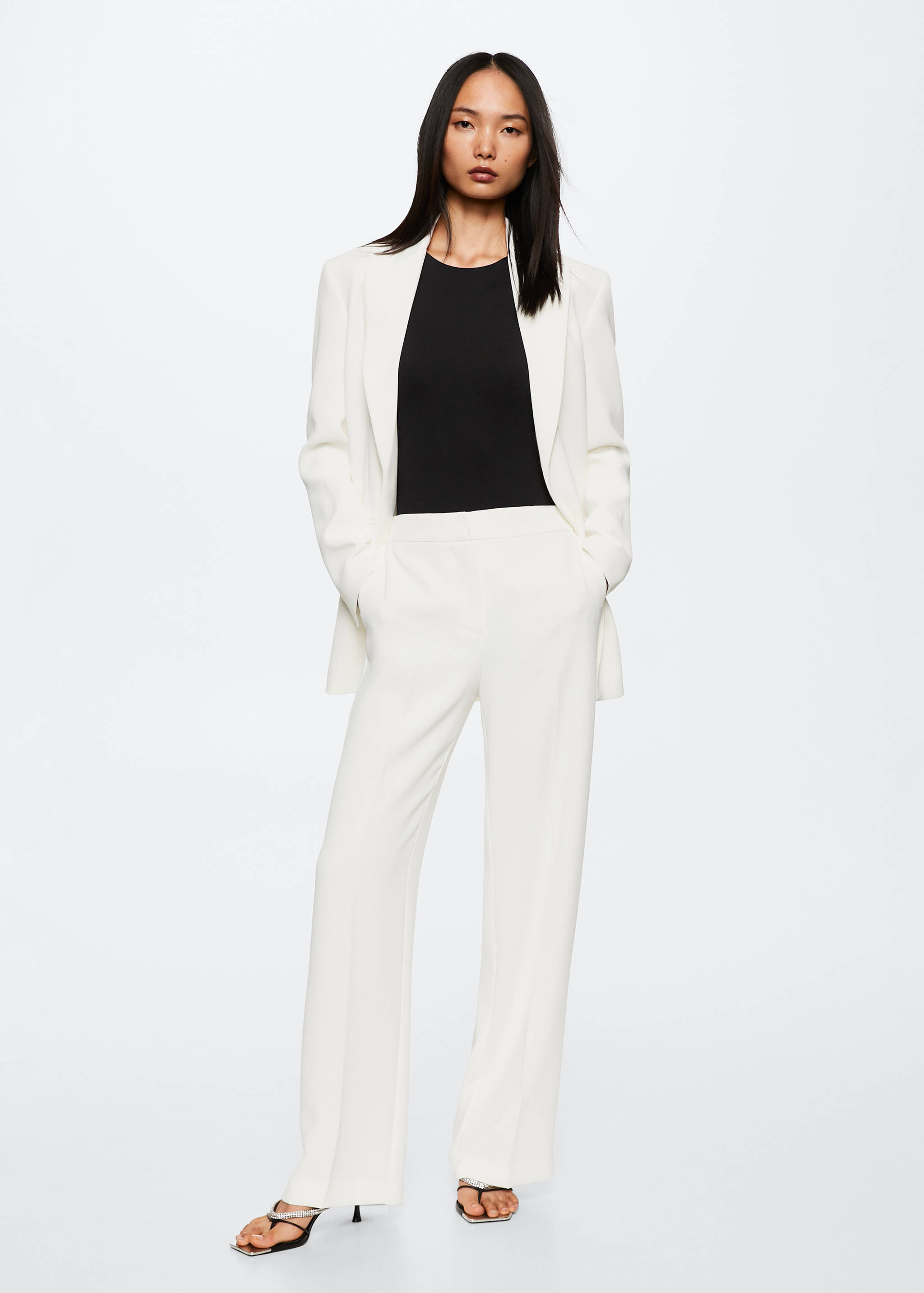 Flowy suit trousers - General plane