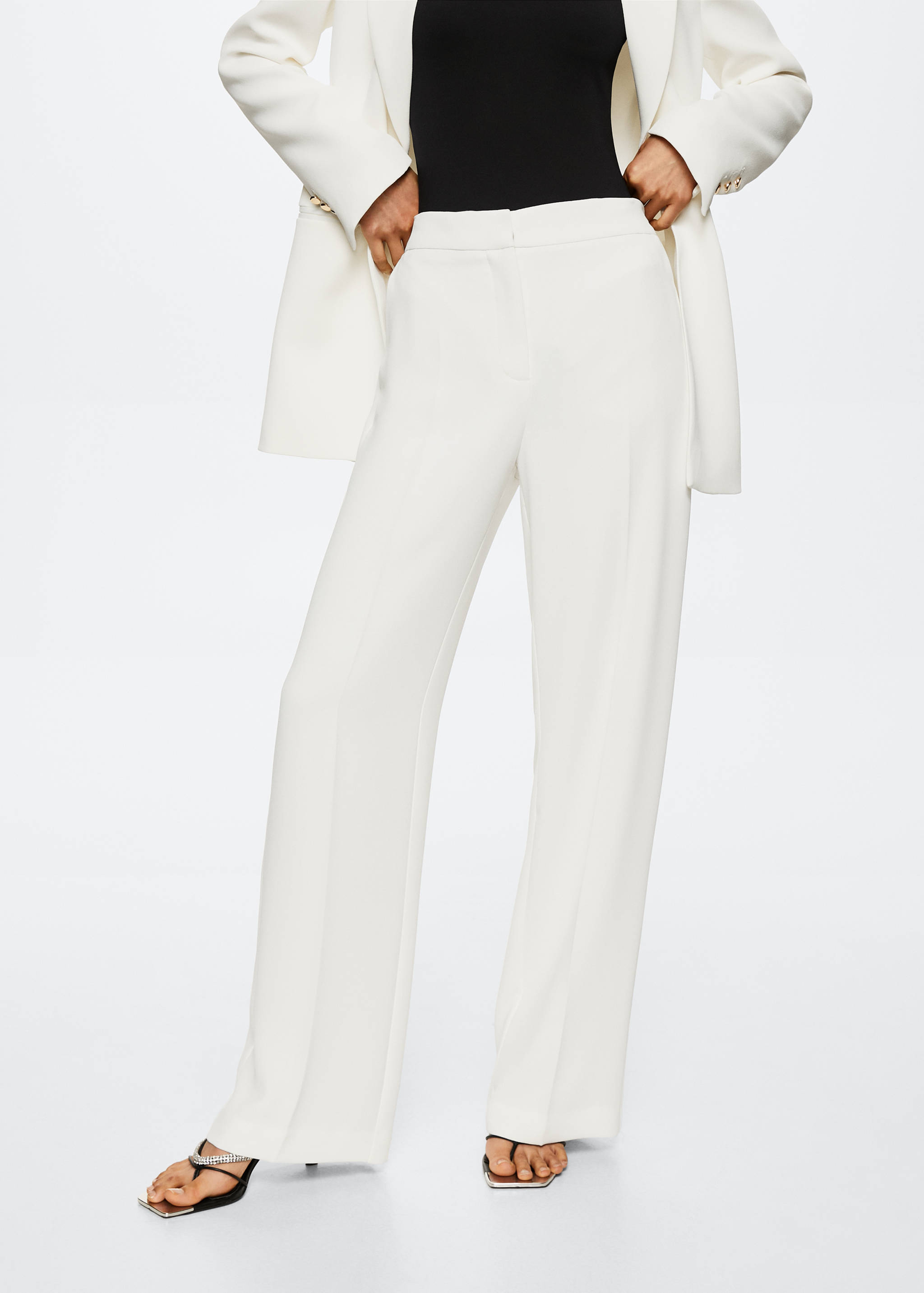 Flowy suit trousers - Medium plane