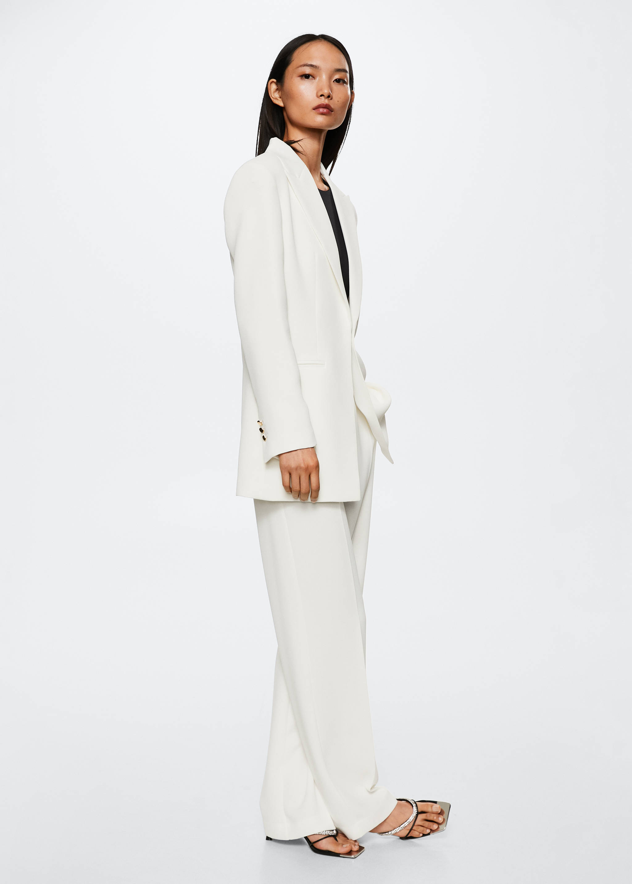 Flowy suit trousers - Details of the article 2