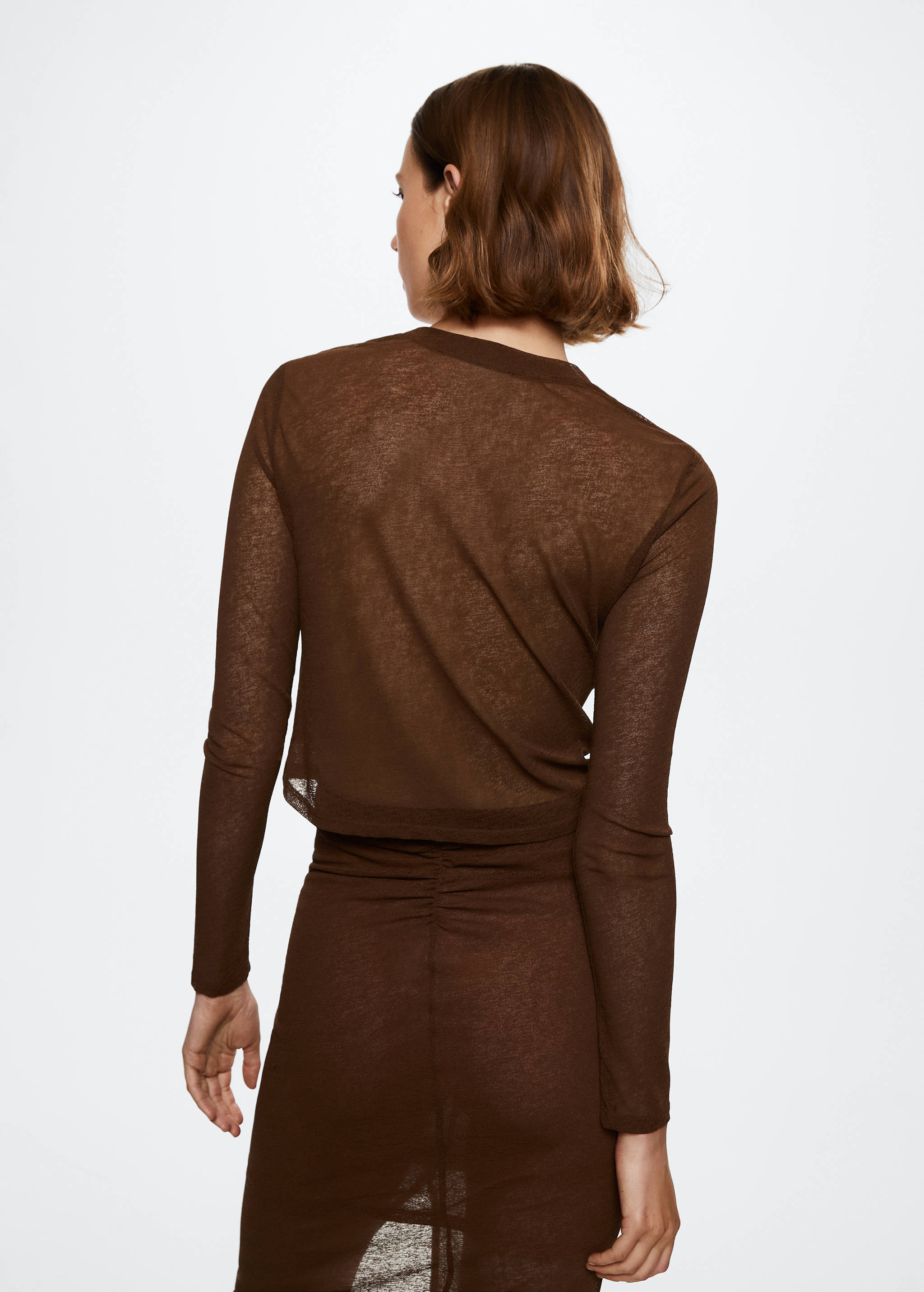 Samarreta clapejada - Revers de l'article