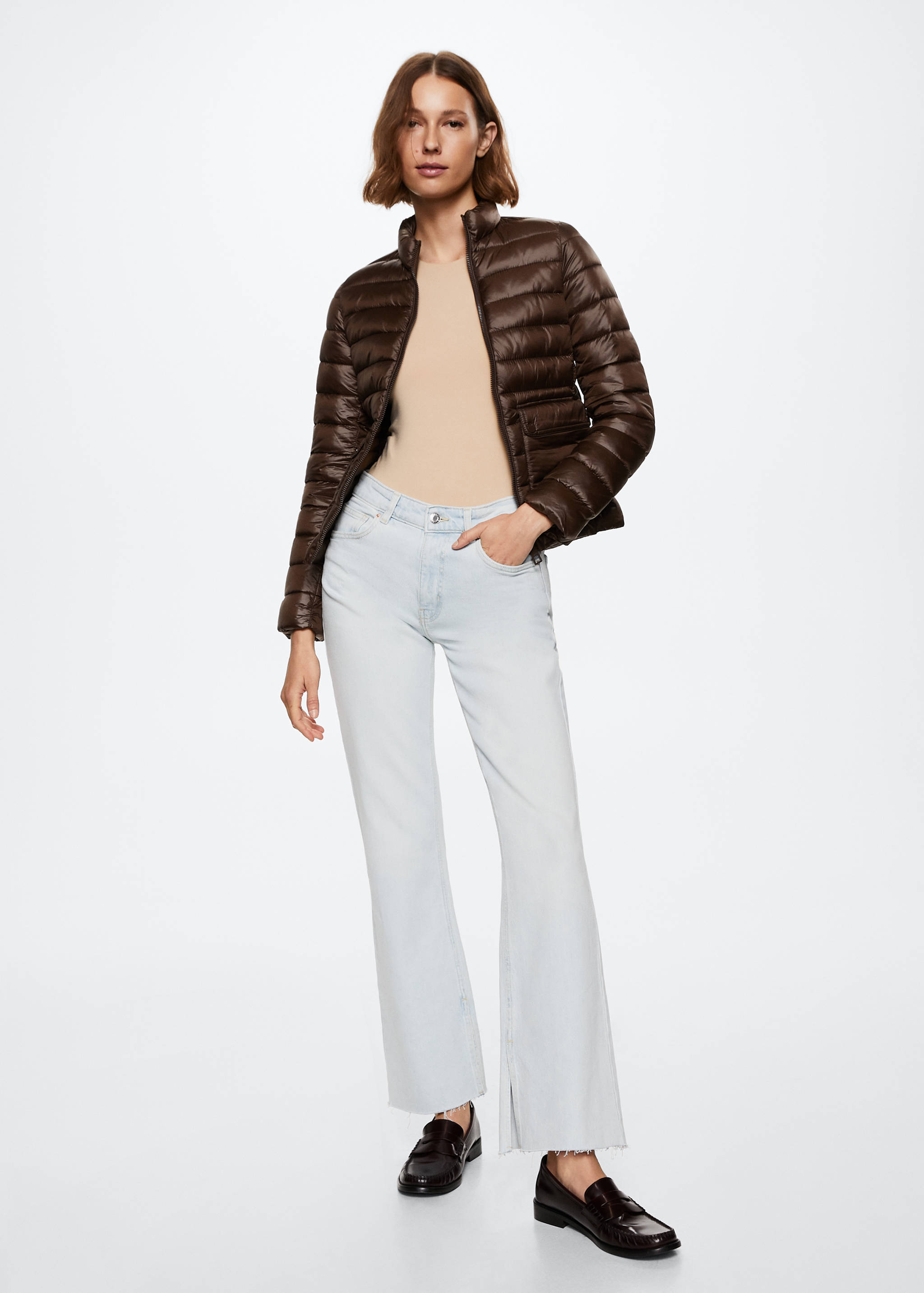 Pocket quilted jacket - General plane