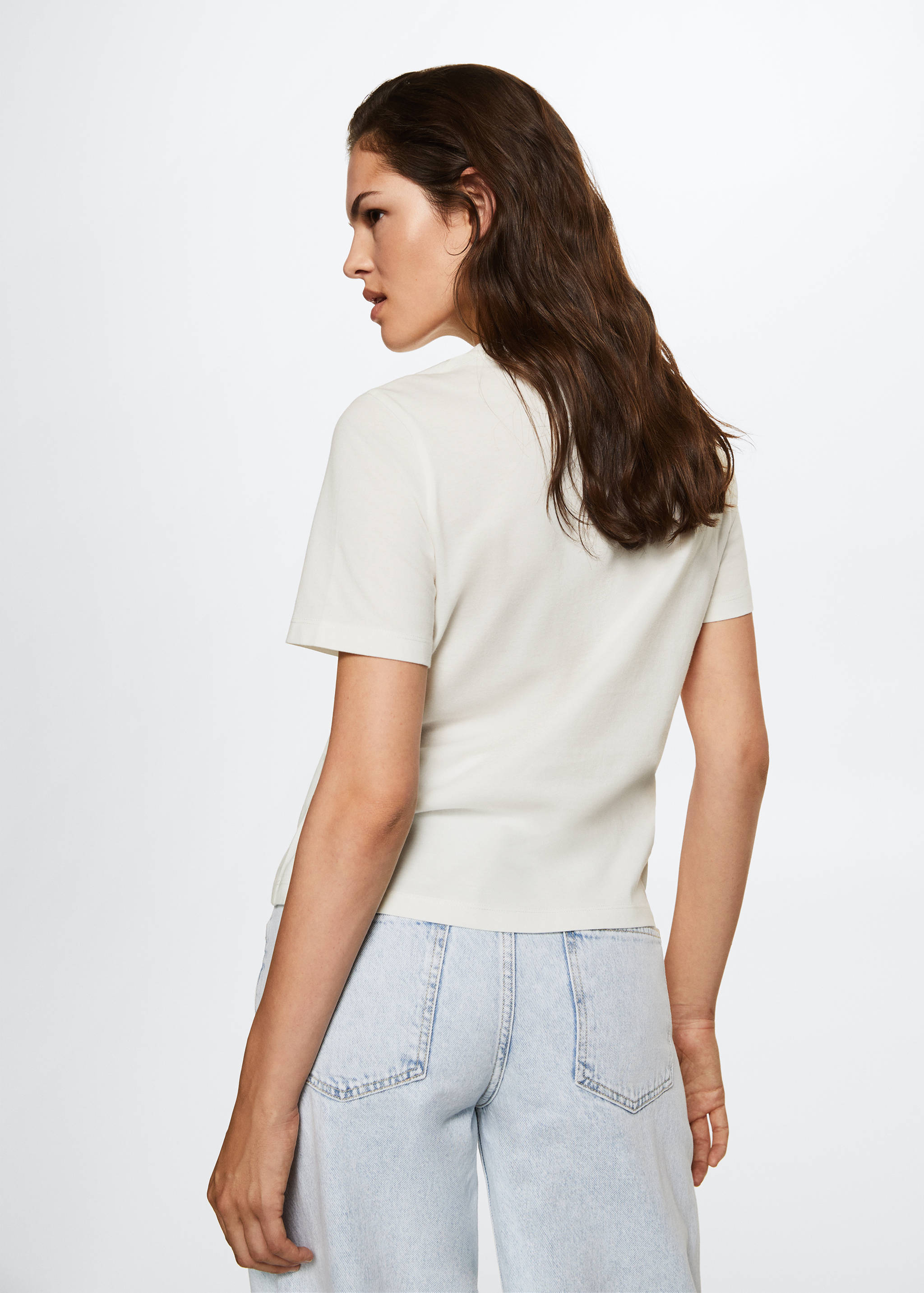 T-shirt estampada algodão - Verso do artigo