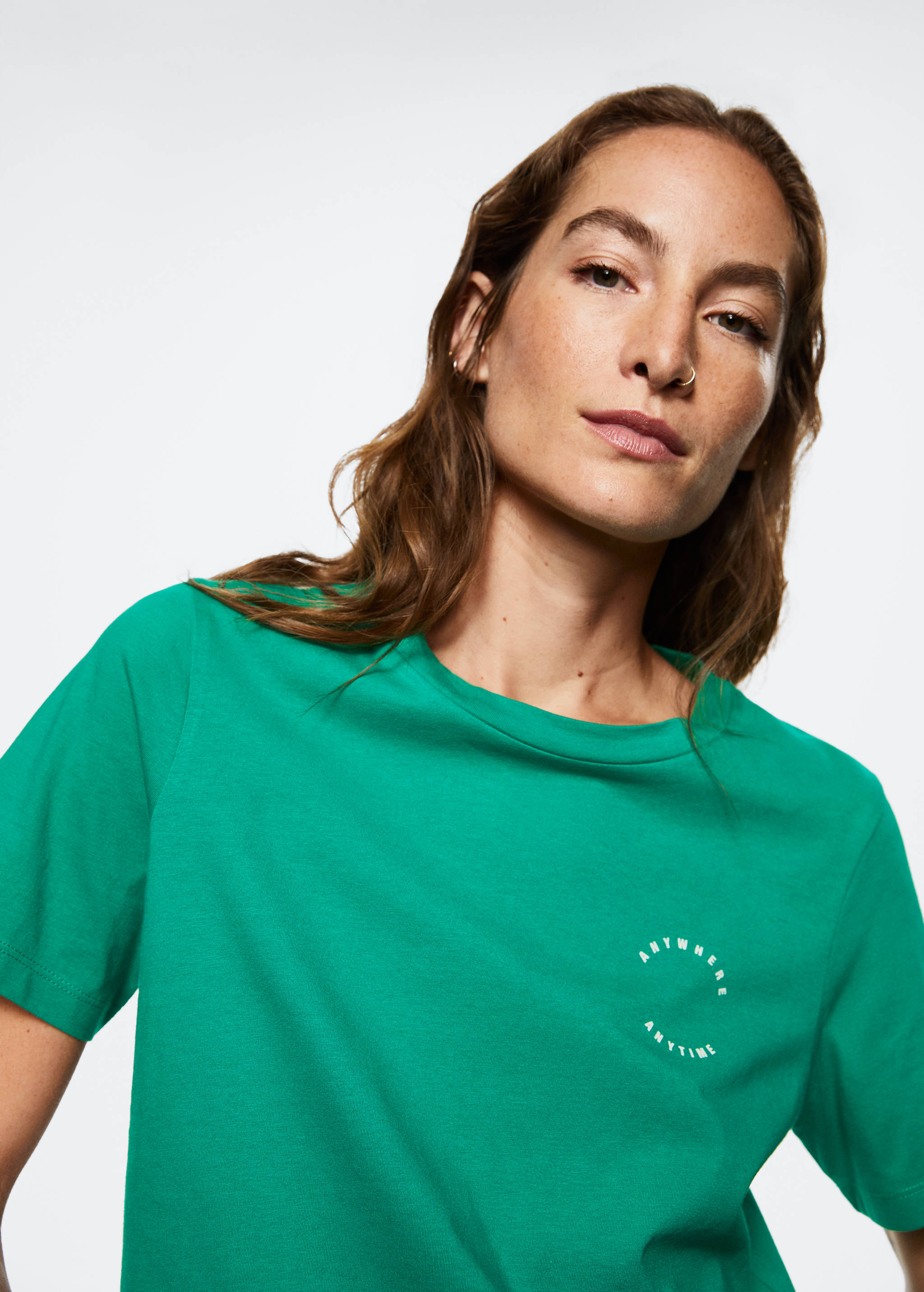 T-shirt estampada algodão - Pormenor do artigo 1