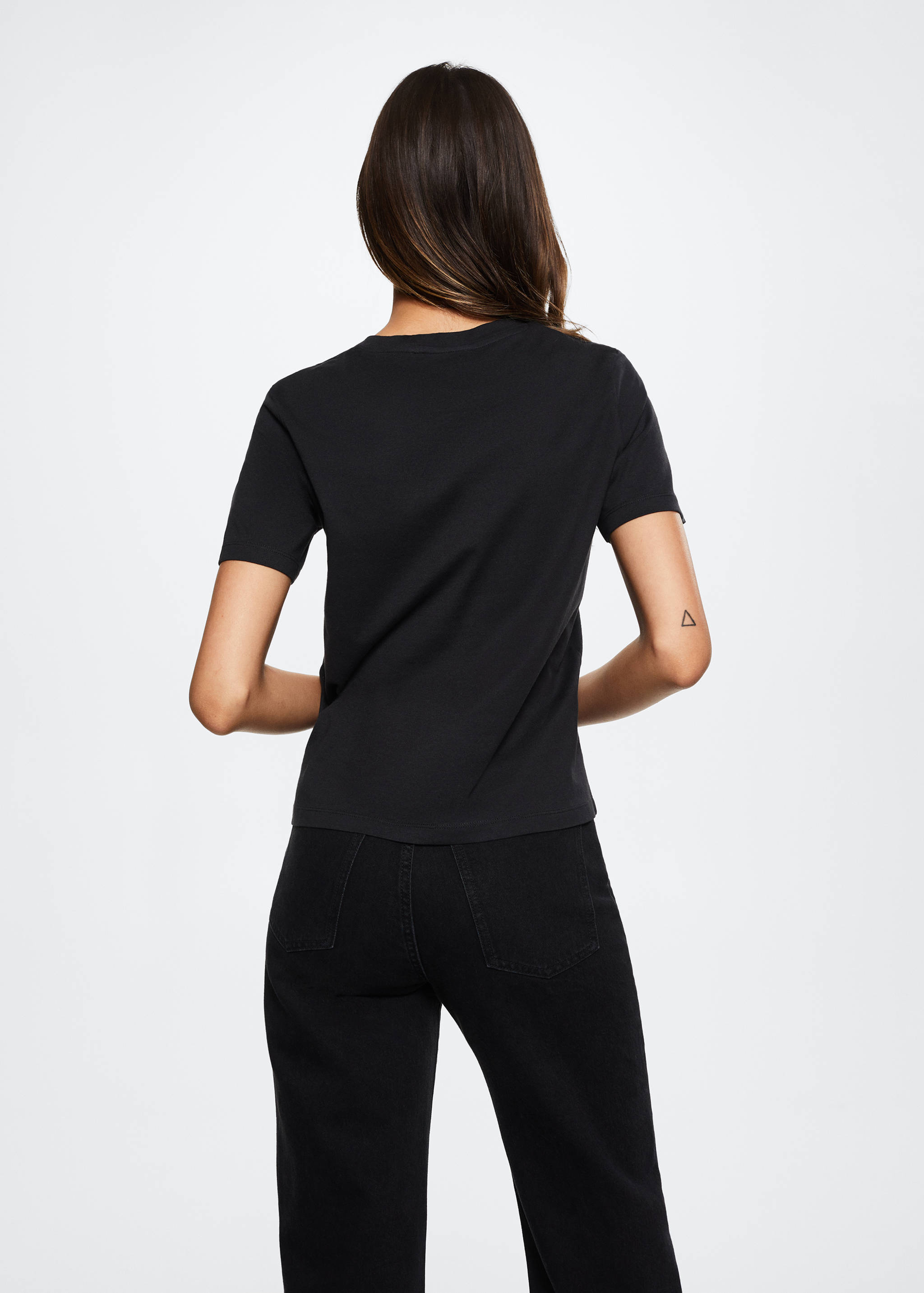 T-shirt estampada algodão - Verso do artigo