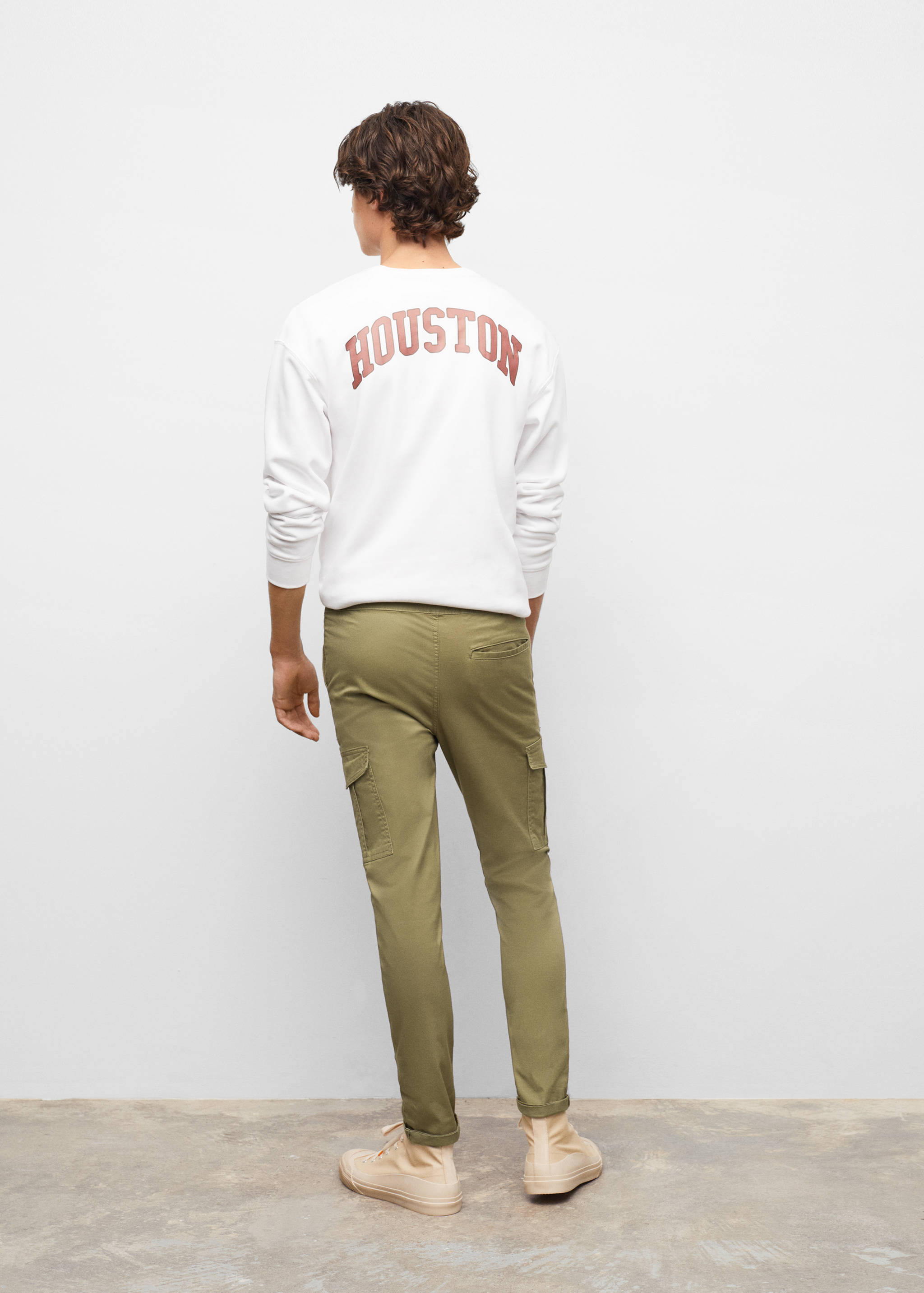 Pantalons cargo cotó - Revers de l'article