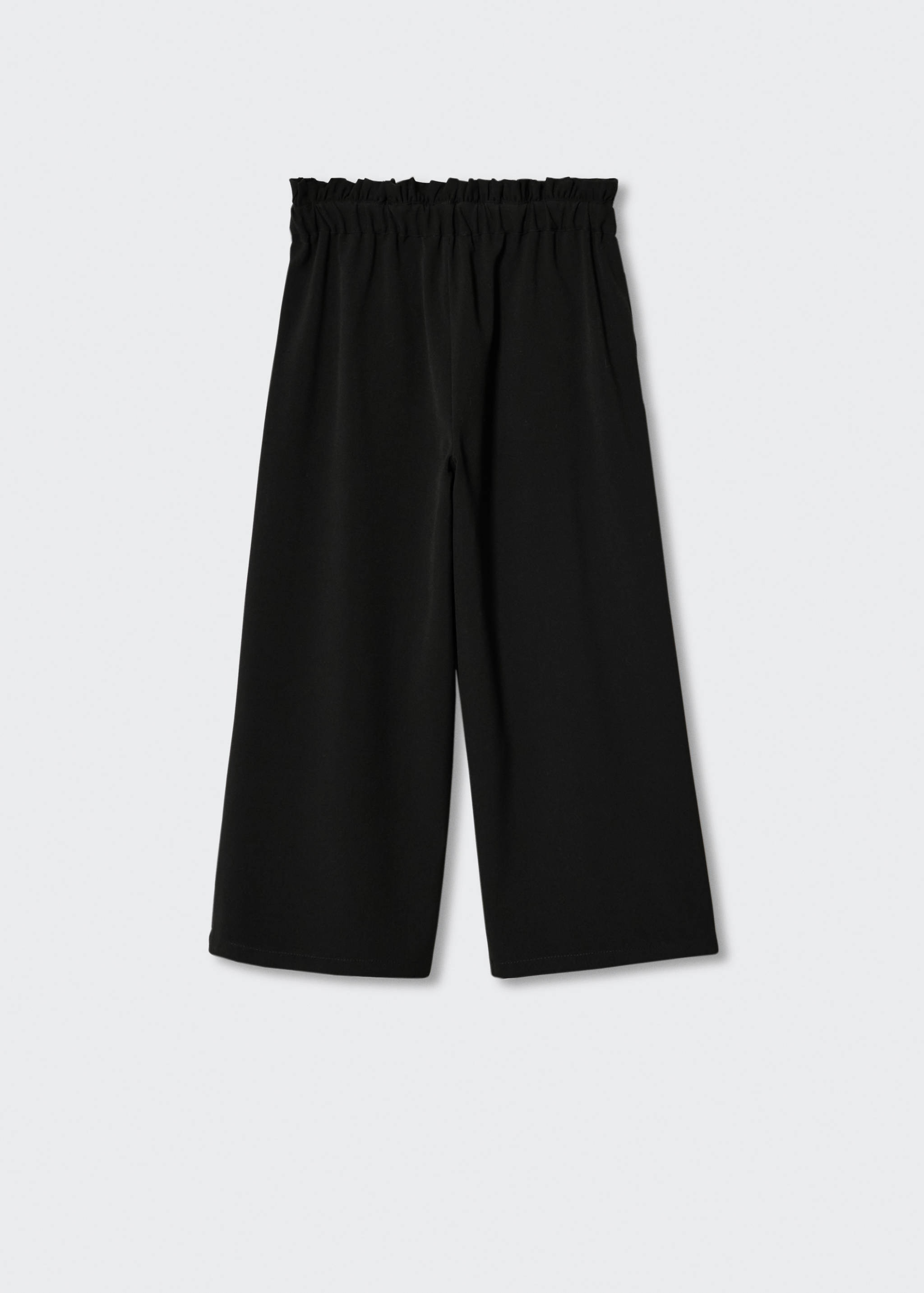 Pantalons culotte pinces - Revers de l'article