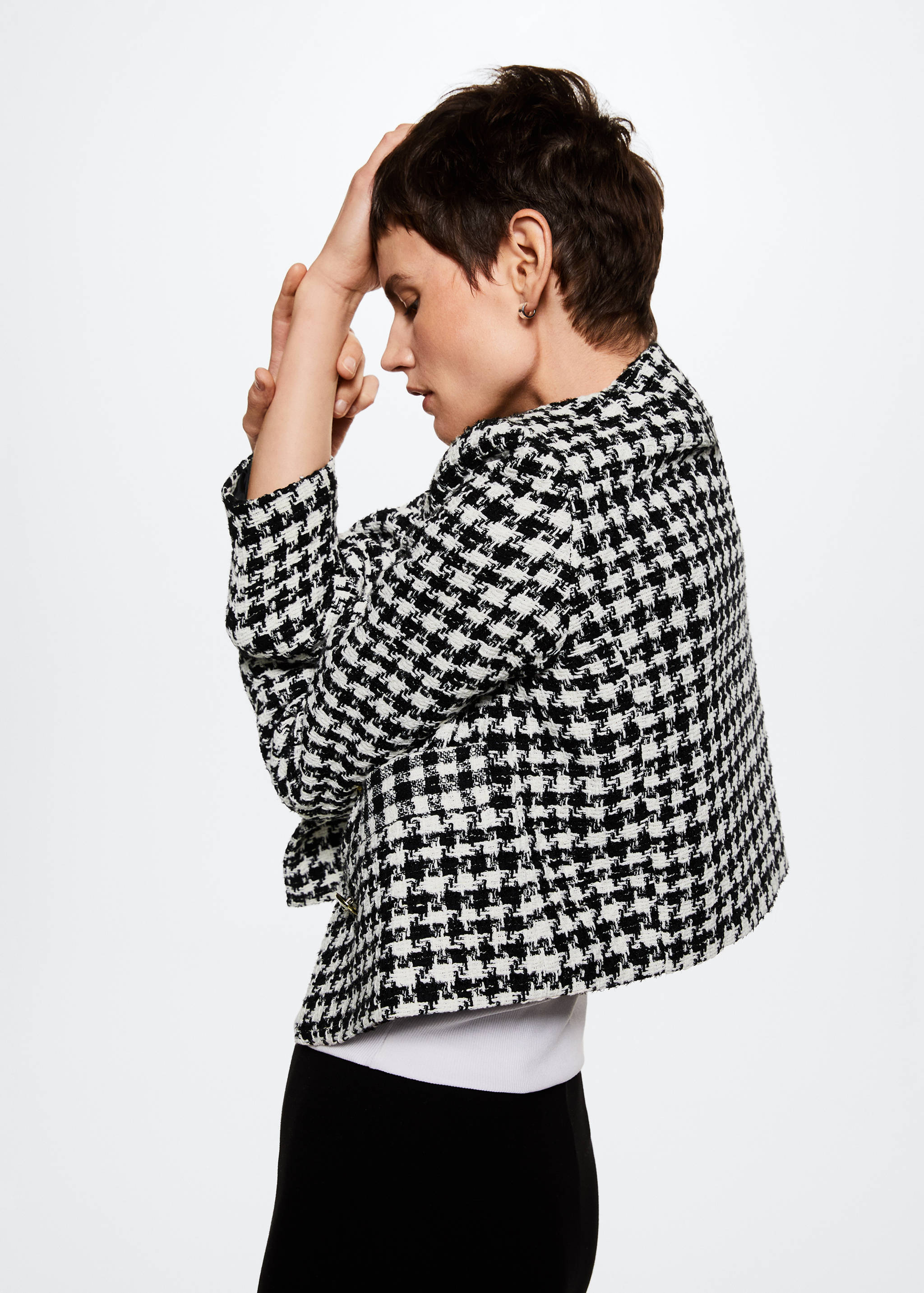 Veste tweed boutons bijoux - Détail de l'article 1