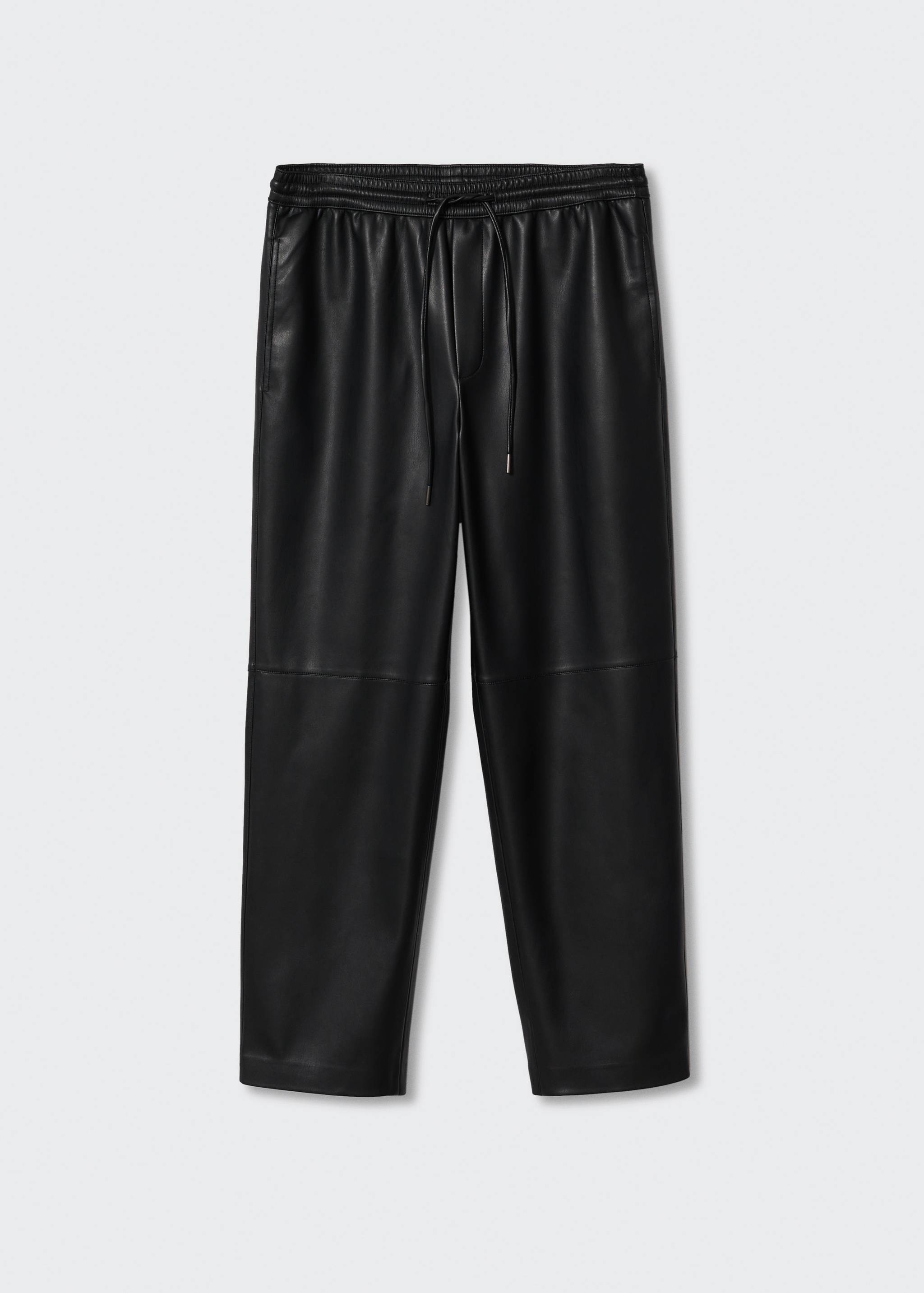Hose mit Stretchbund und Leder-Effekt - Artikel ohne Model