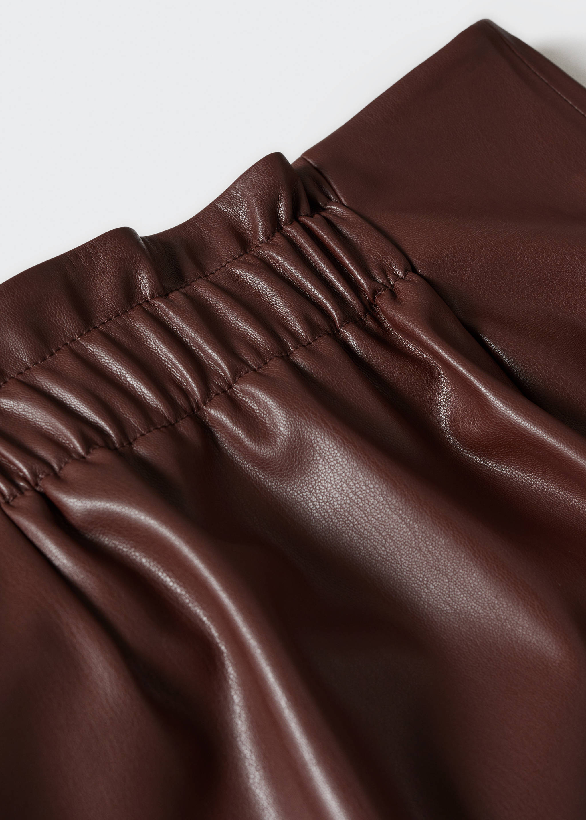 Leather-effect skirt - Details of the article 8