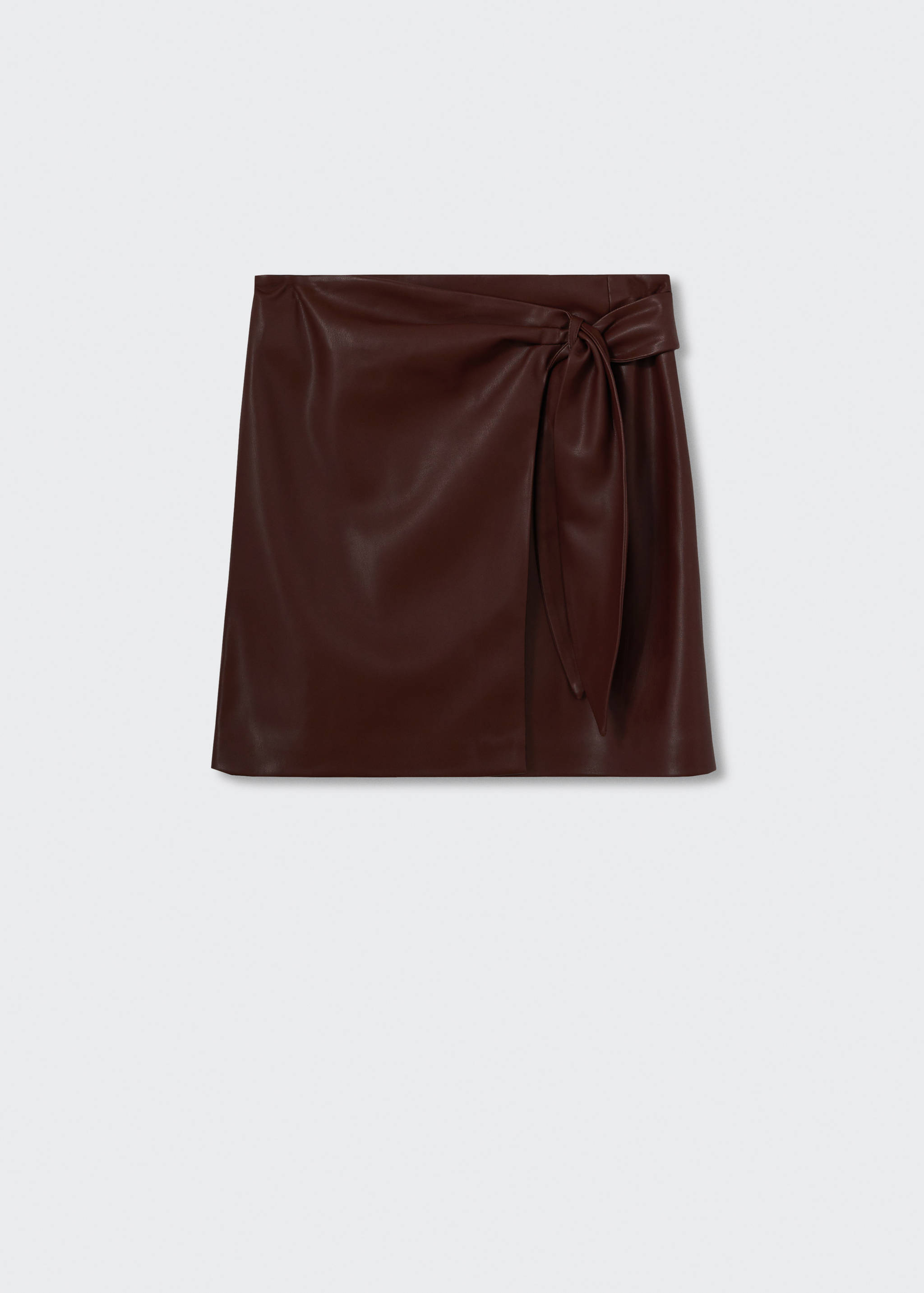 Leather-effect skirt - Article without model