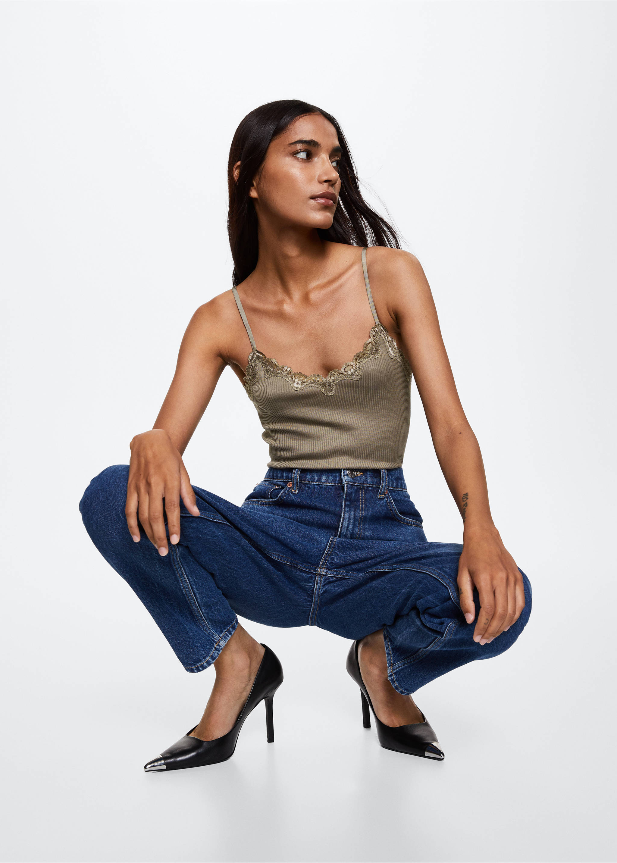 100% silk lingerie top  - Details of the article 2