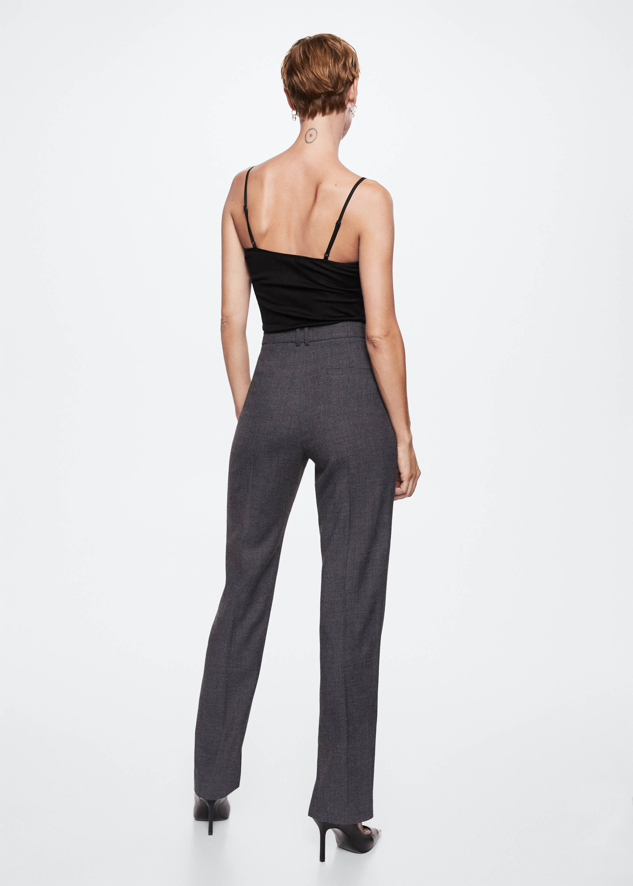 100% silk lingerie top  - Reverse of the article