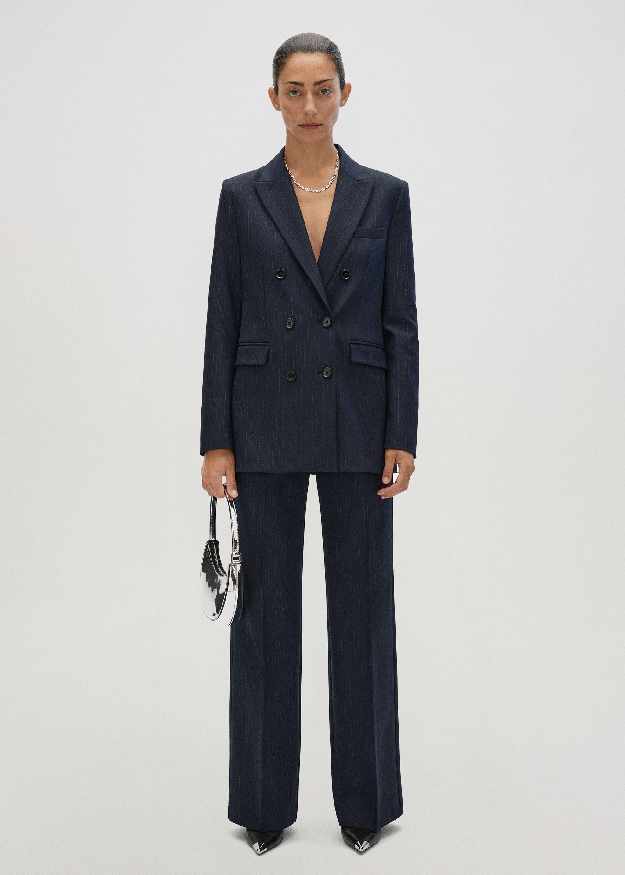 Pinstripe suit blazer - Details of the article 7