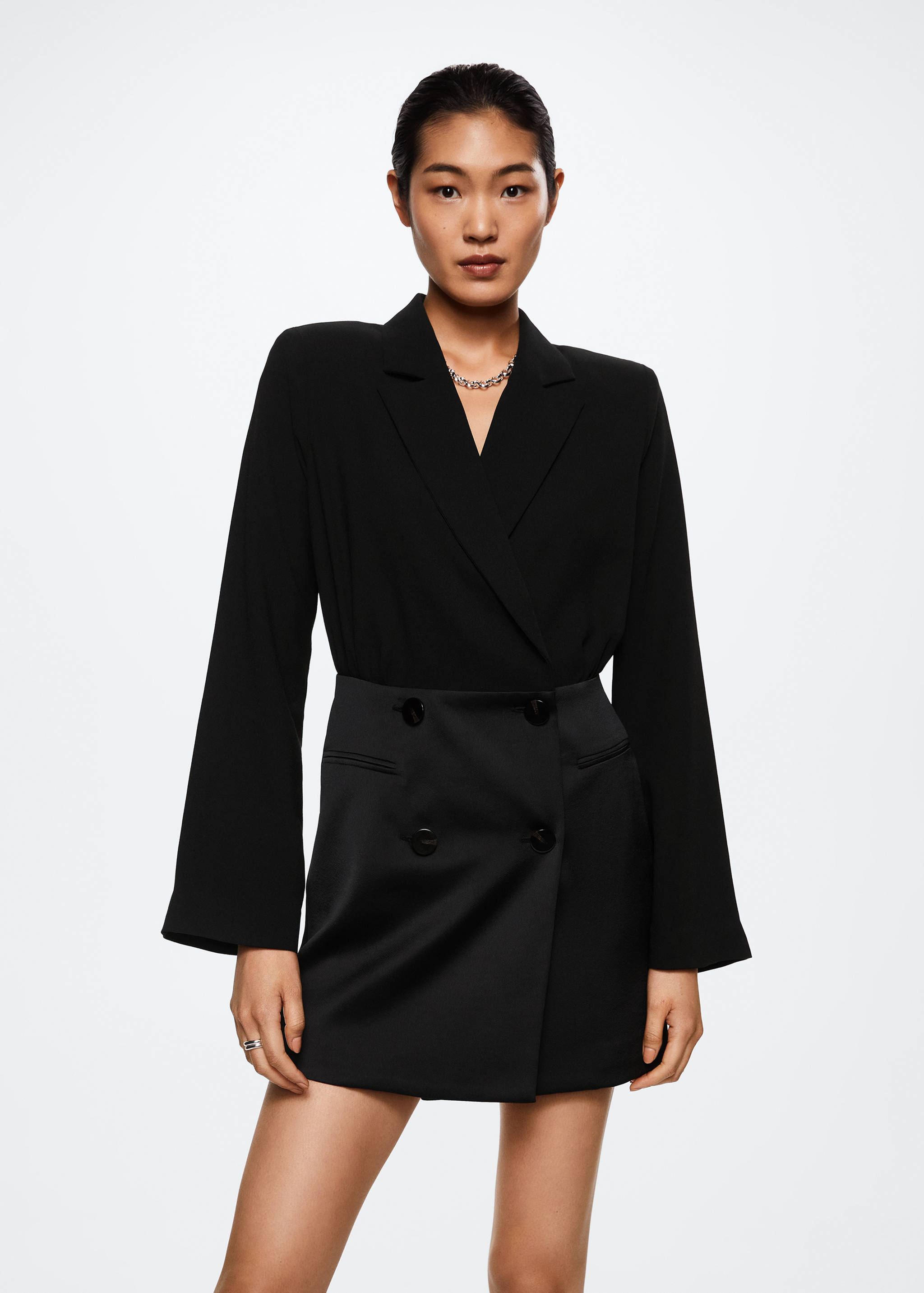 Vestit doble botonada - Pla mig